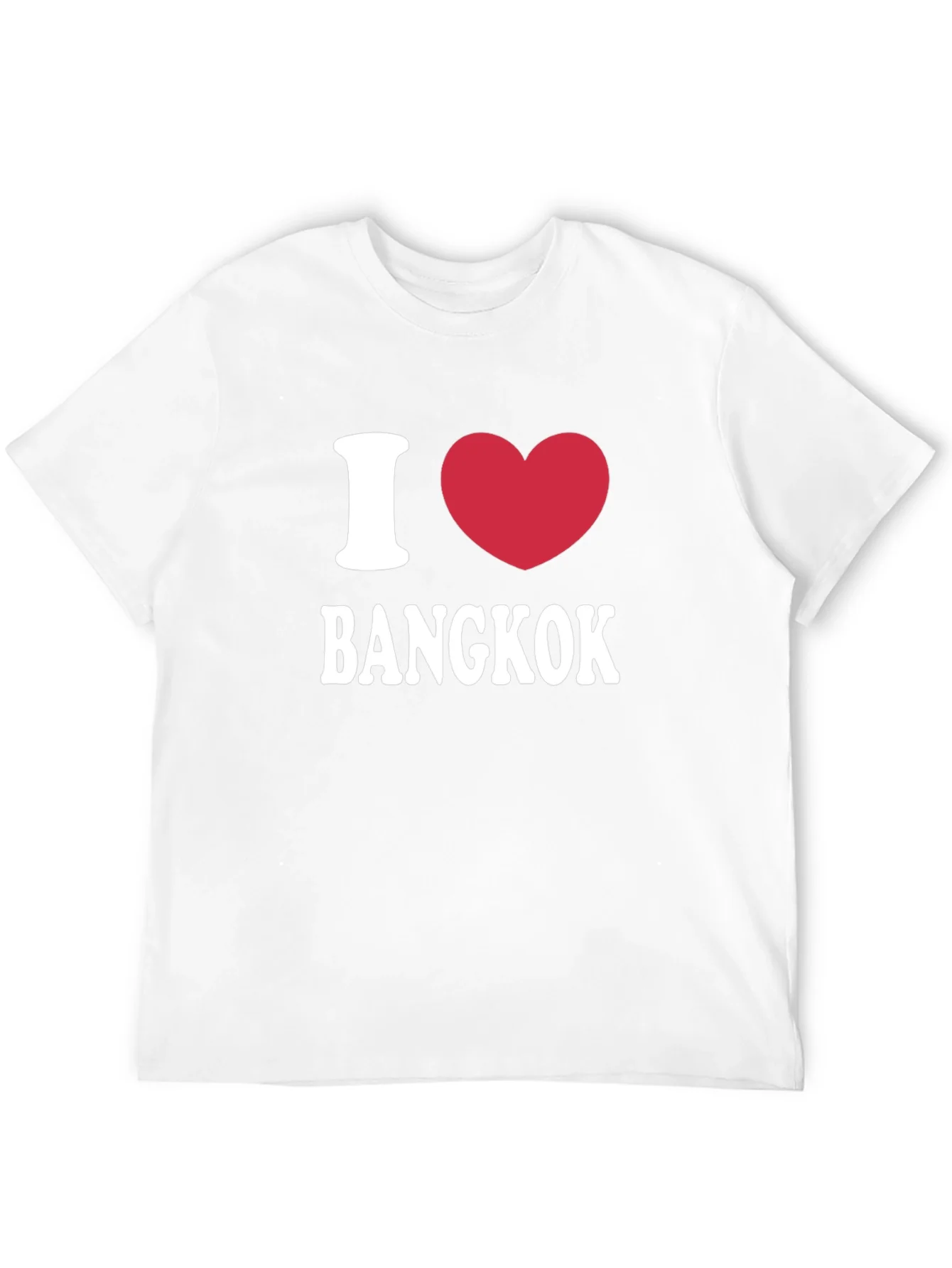 Camiseta Negra I Love Bangkok Hombre Casual