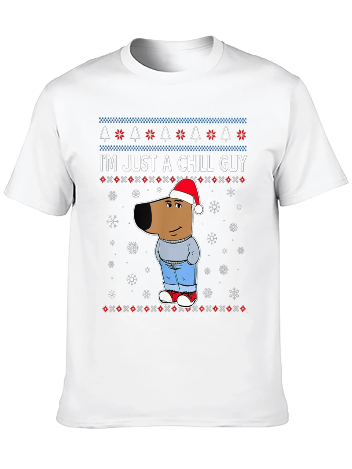 Rebbecca Chill Guy Christmas T-Shirt