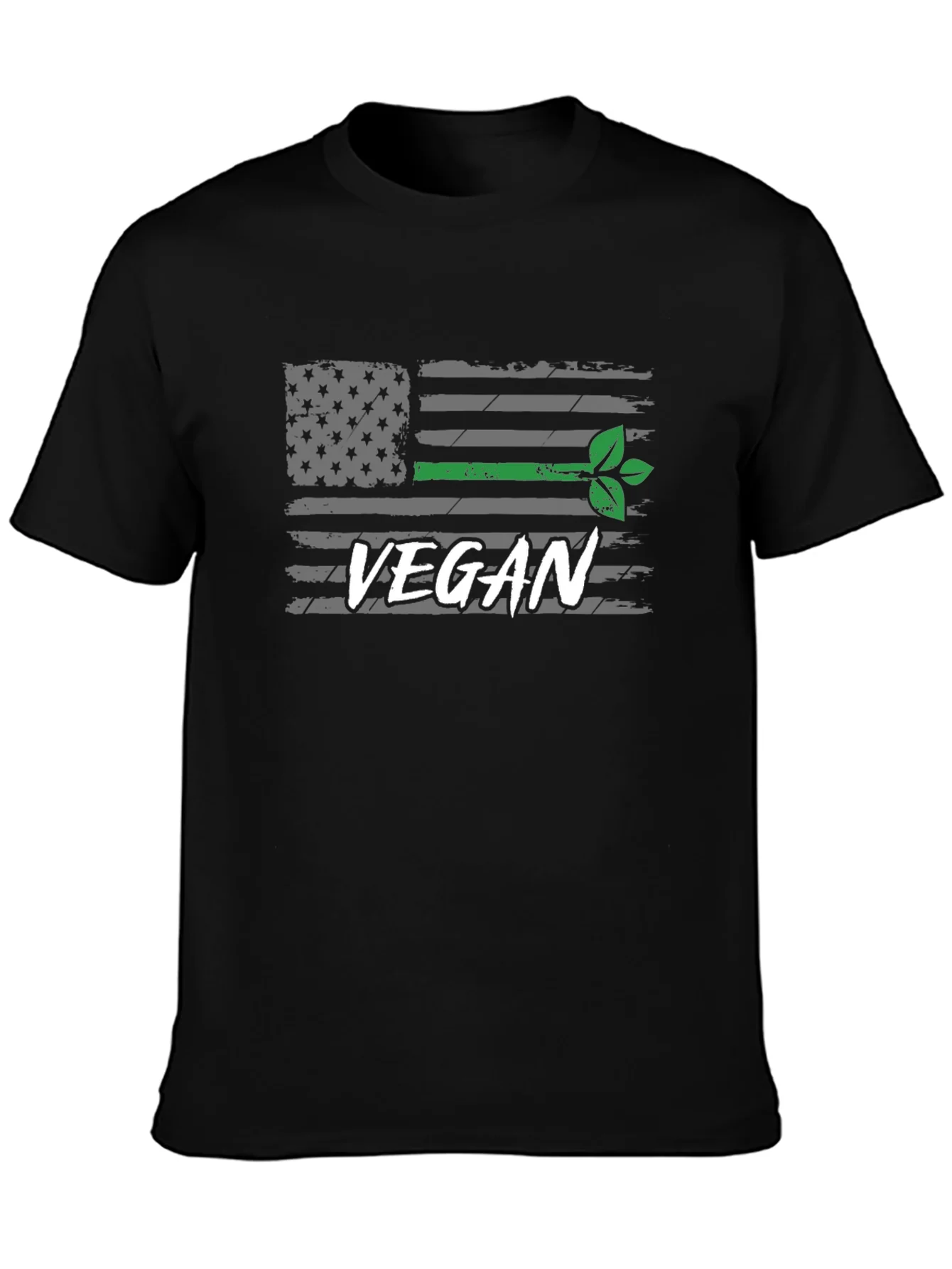 Rebbecca Vegan USA Flag Graphic T-Shirt