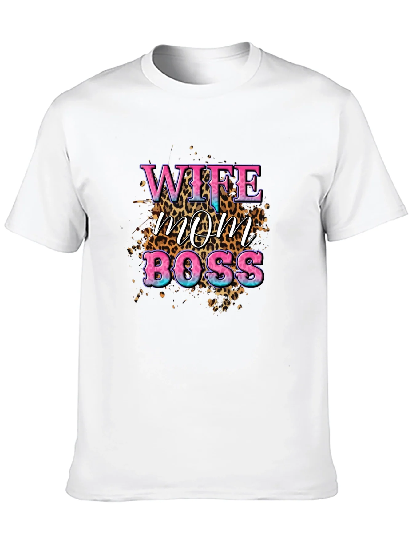 Camiseta Mujer: Esposa Mam¨¢ Jefa - Dise?o Animal Print