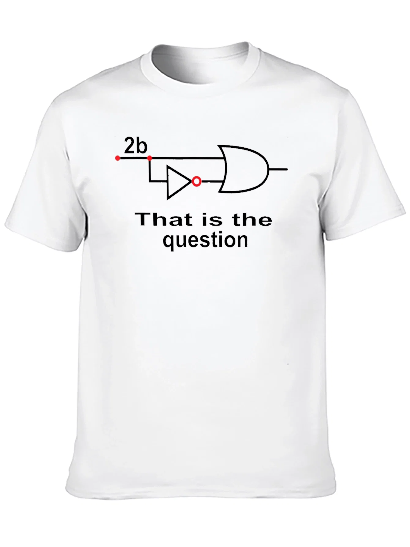Rebbecca To Be T-Shirt: Nerdy Logic Humor Shirt