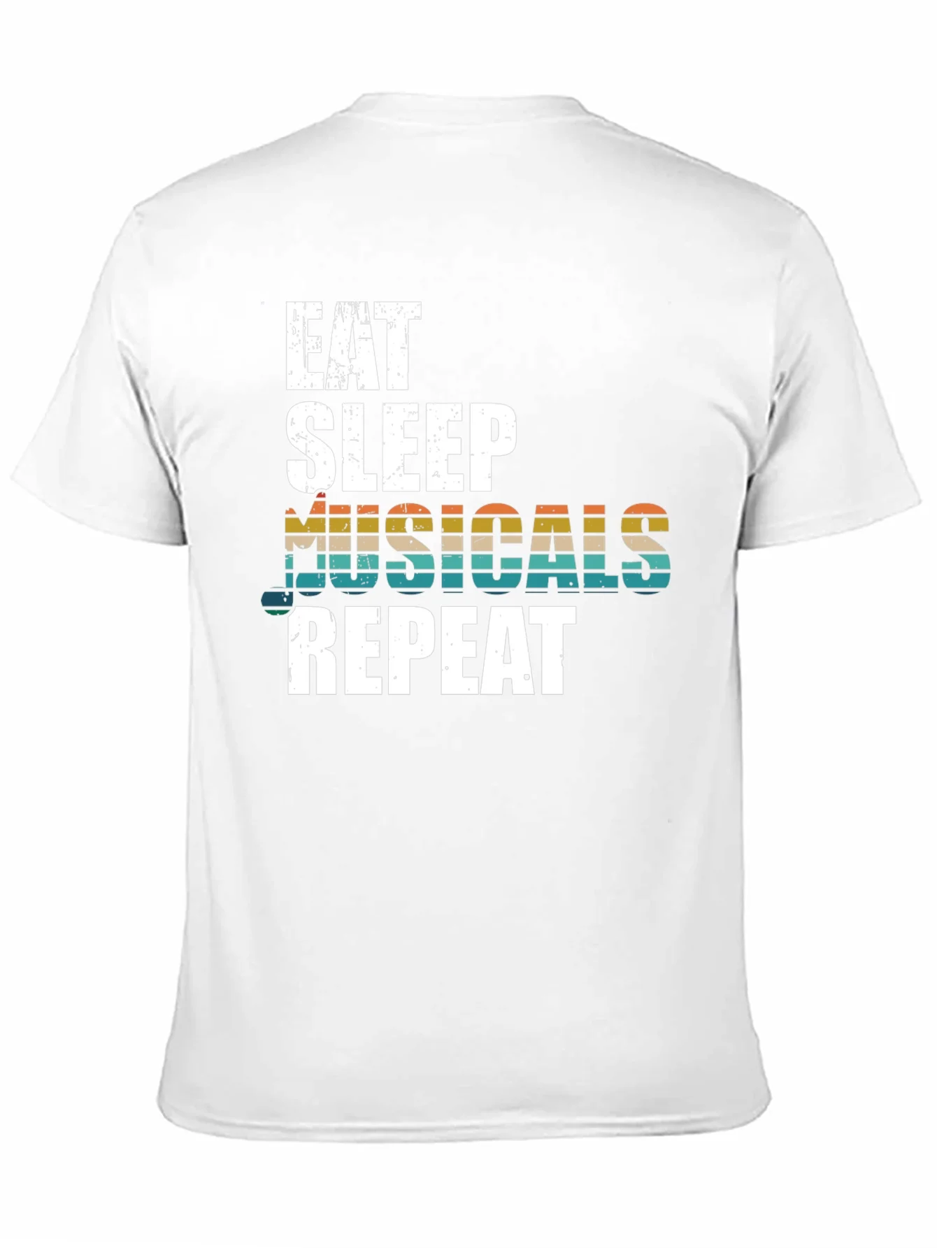 Camiseta Negra: Come Duerme Musicales Repite