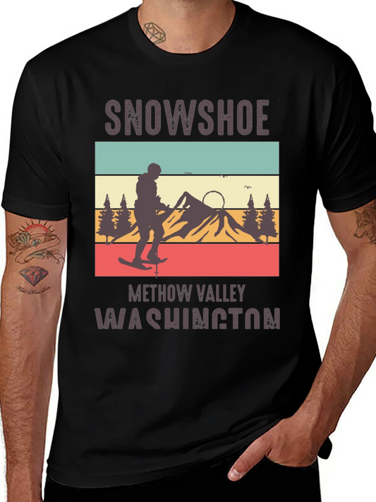 Camiseta Snowshoe Methow Valley Washington