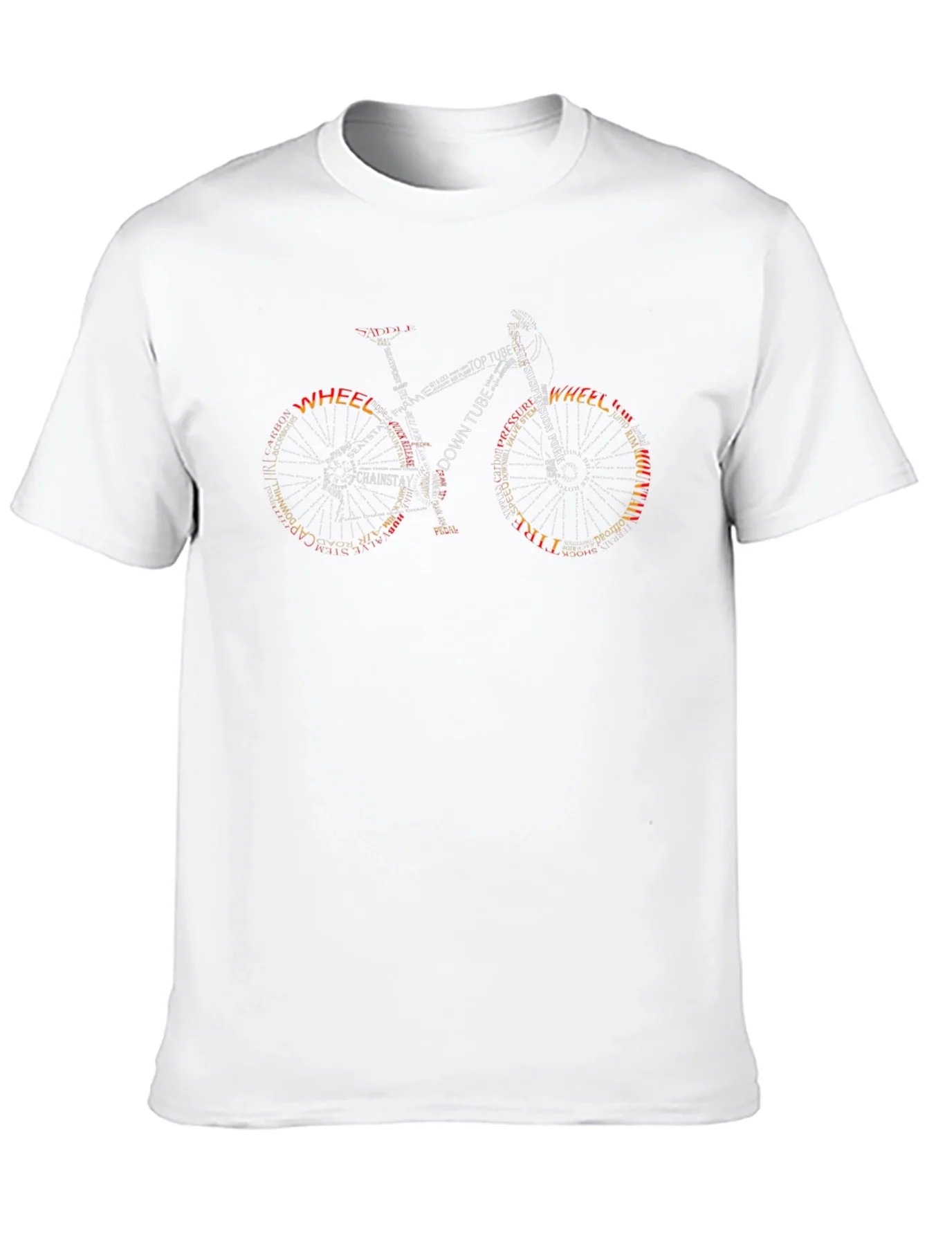 Camiseta Negra con Dise?o de Bicicleta de Monta?a