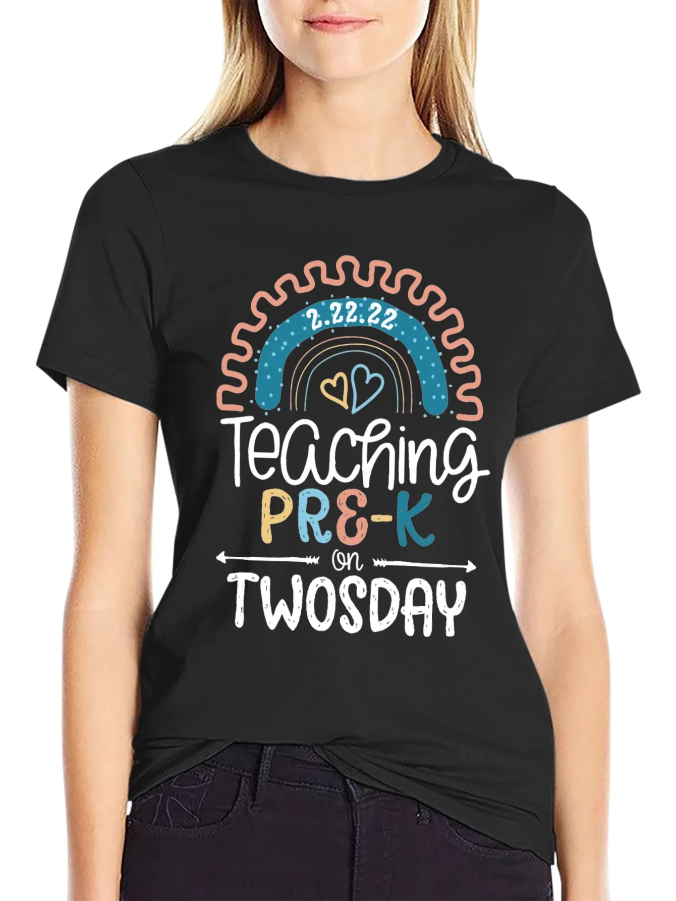Camiseta Educativa Pre-K Twosday 2.22.22