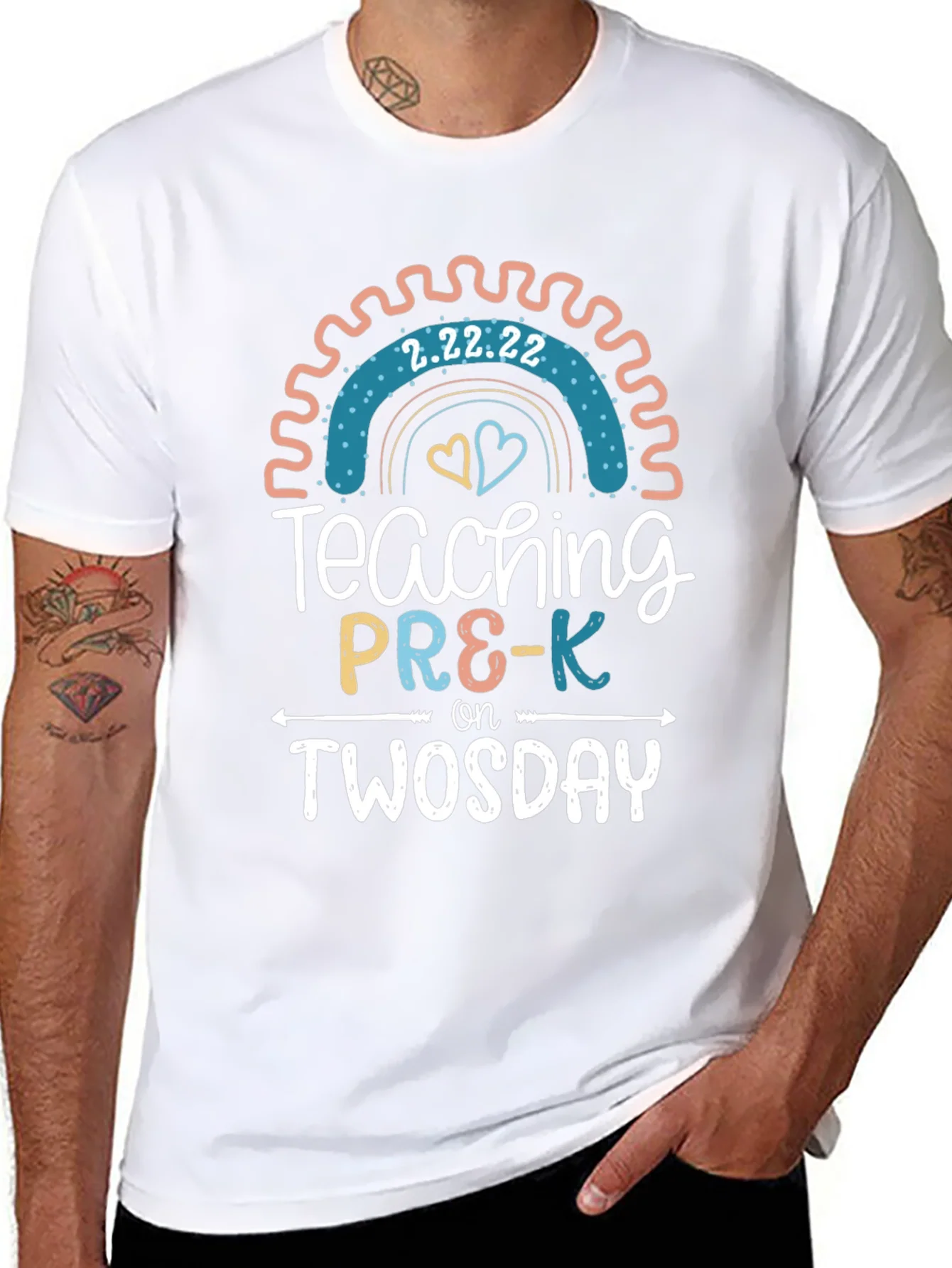 Camiseta Educativa Pre-K Twosday 2.22.22
