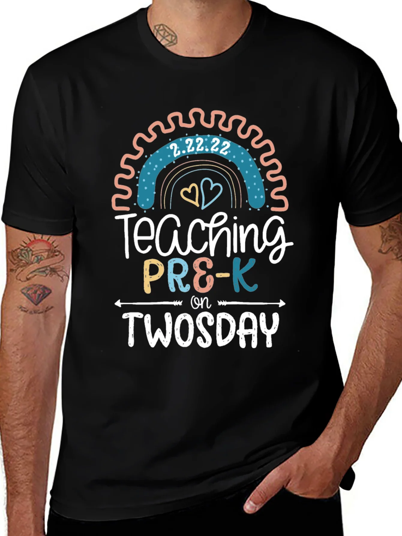 Camiseta Educativa Pre-K Twosday 2.22.22
