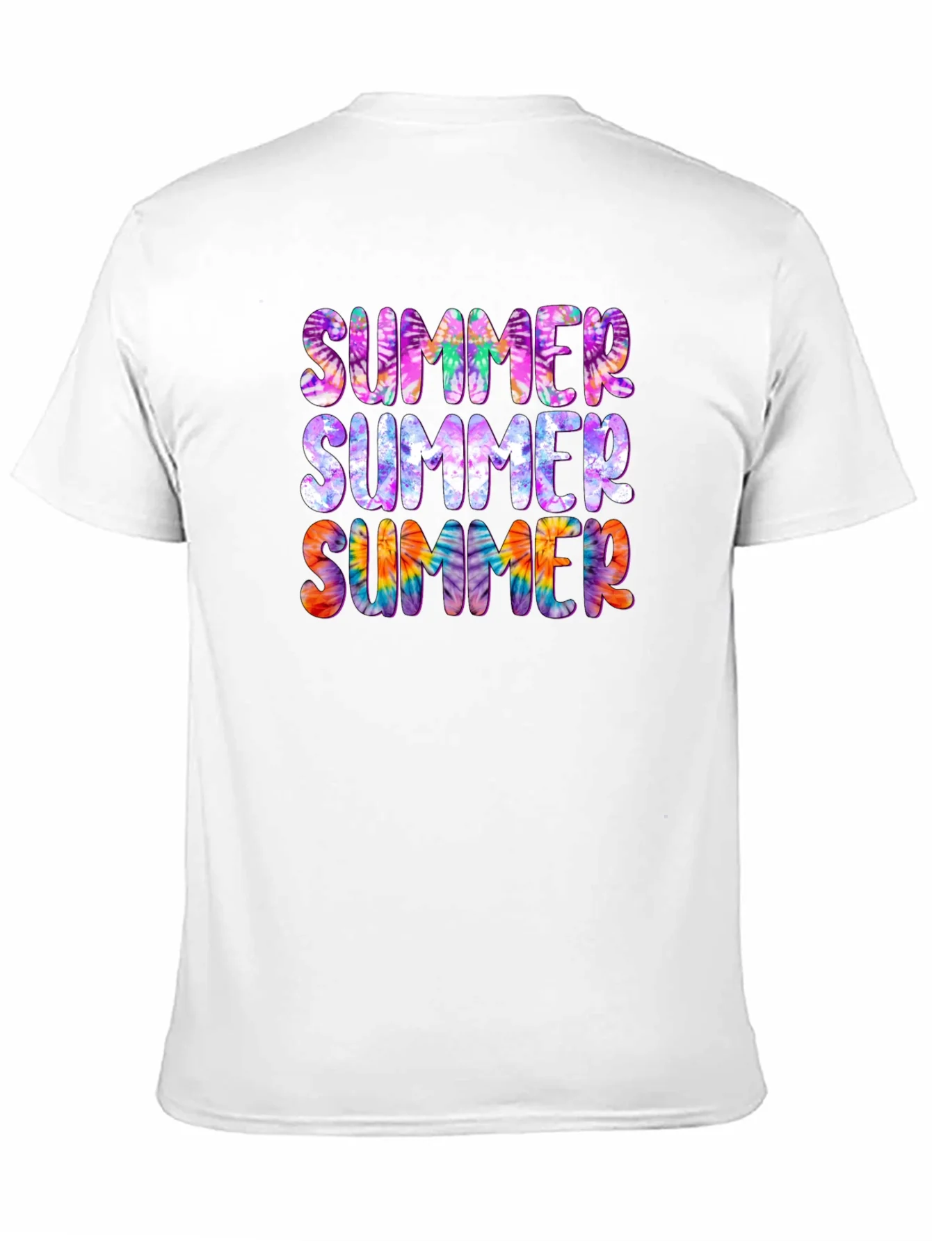 Camiseta Negra Summer Tie-Dye Verano