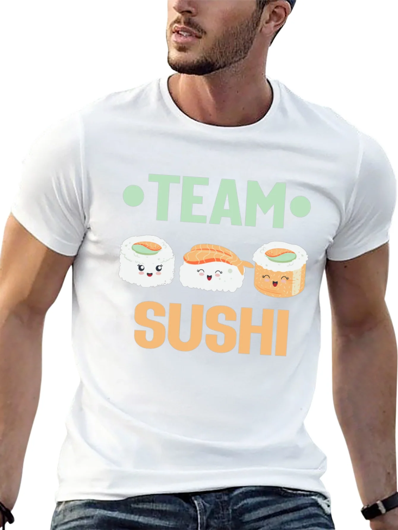 Rebbecca Team Sushi Graphic T-Shirt - Foodie Fashion