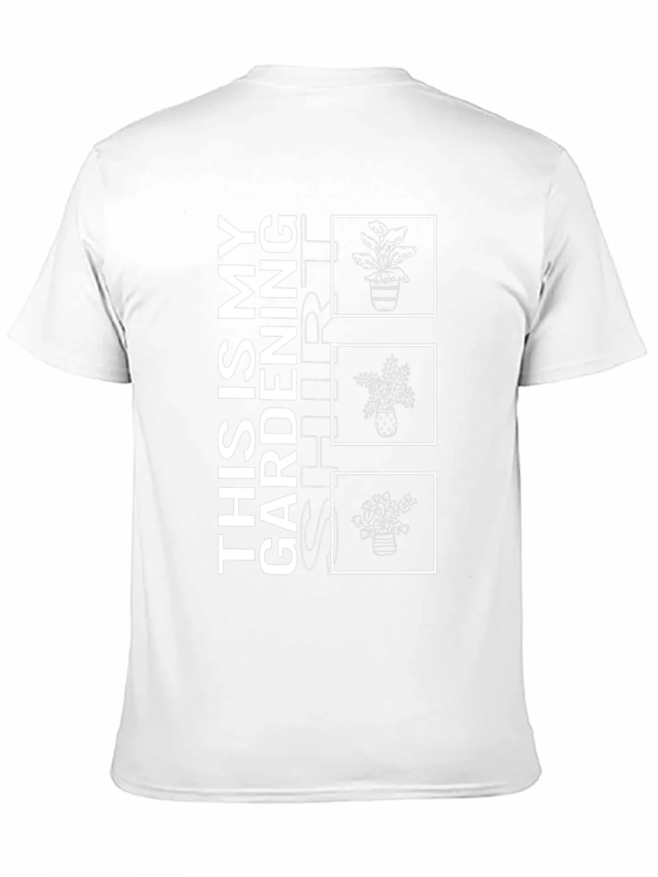 Camiseta Negra This Is My Gardening Shirt