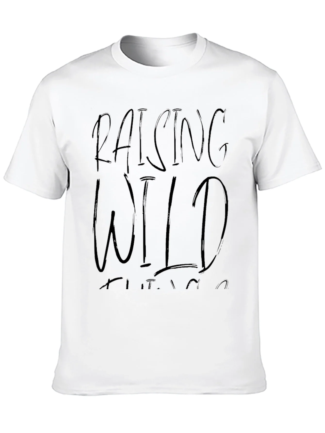Rebbecca Raising Wild Things Black Graphic Tee