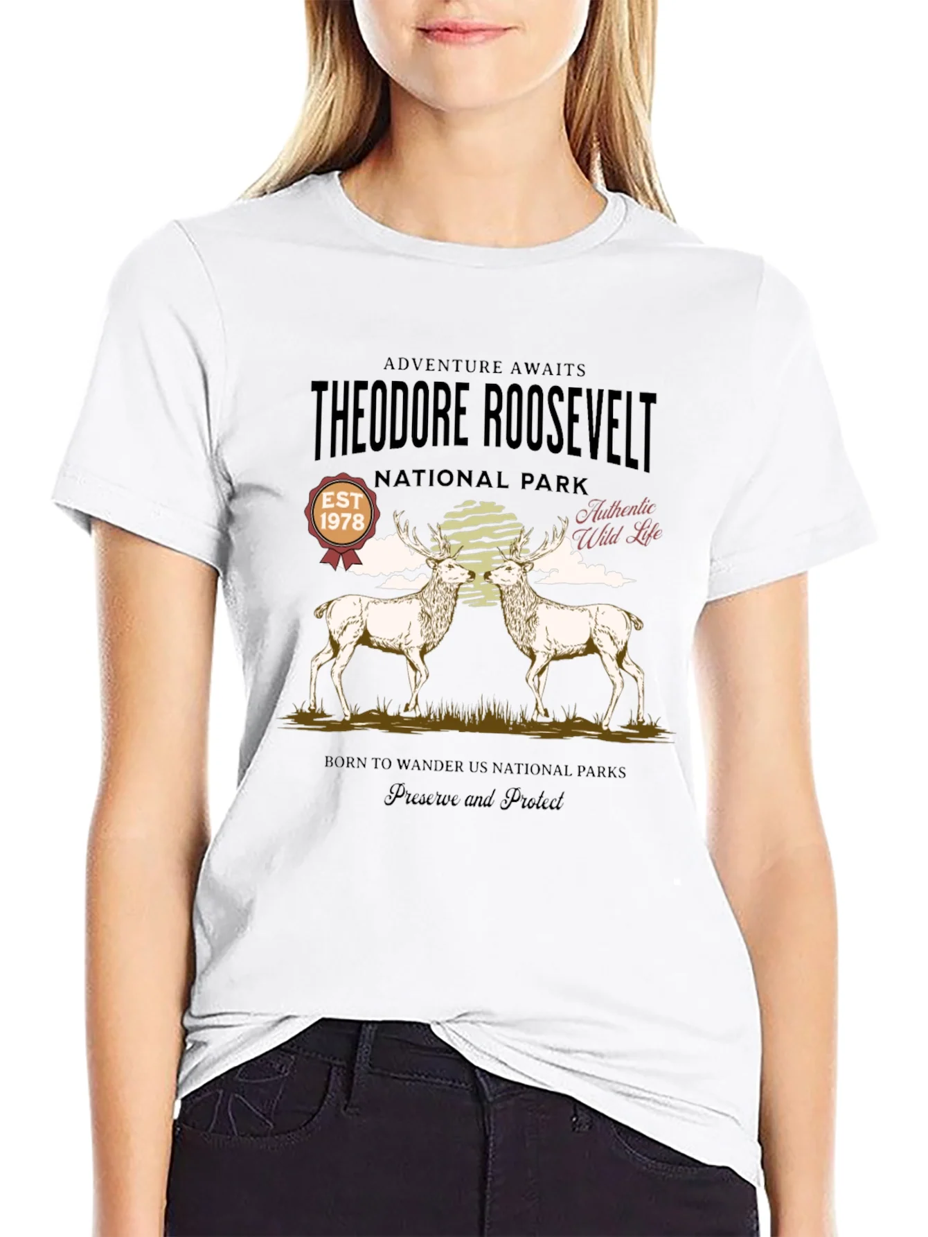 Rebbecca Theodore Roosevelt National Park Graphic T-Shirt