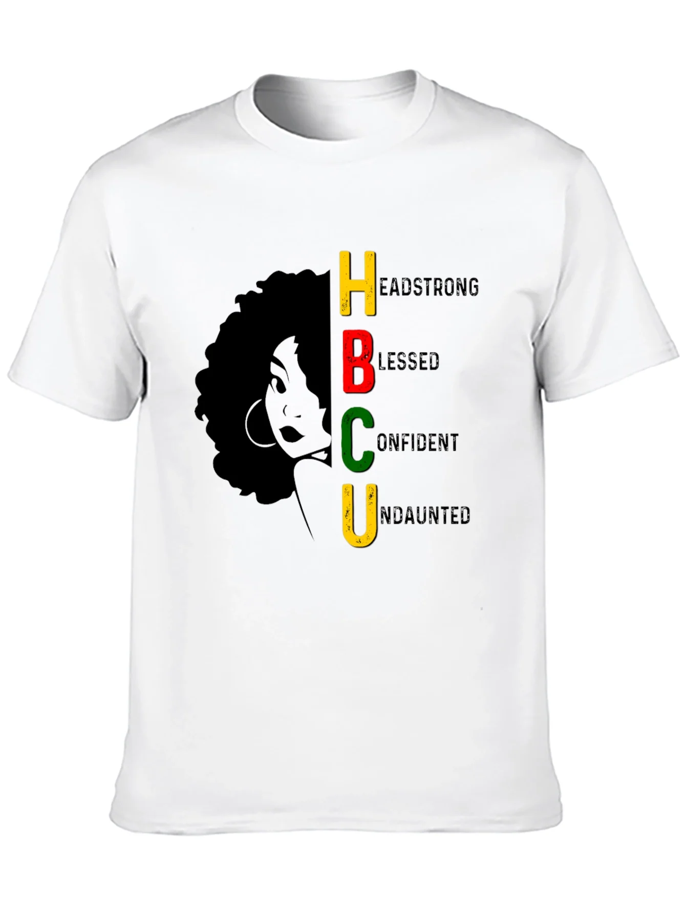 Rebbecca HBCU Headstrong Blessed Confident Undaunted T-Shirt