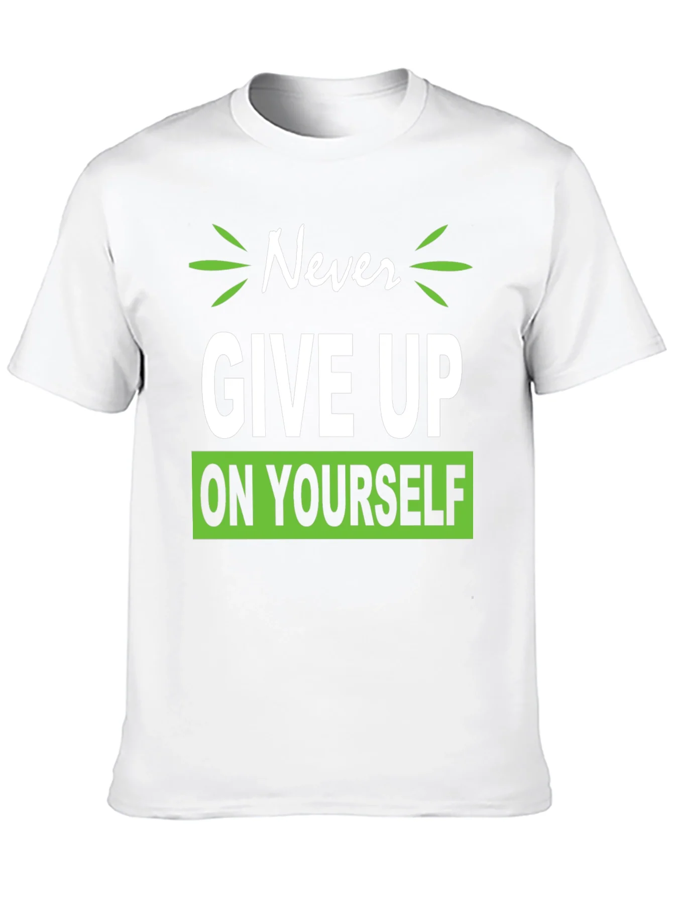 Camiseta Negra Motivacional Nunca te Rindas