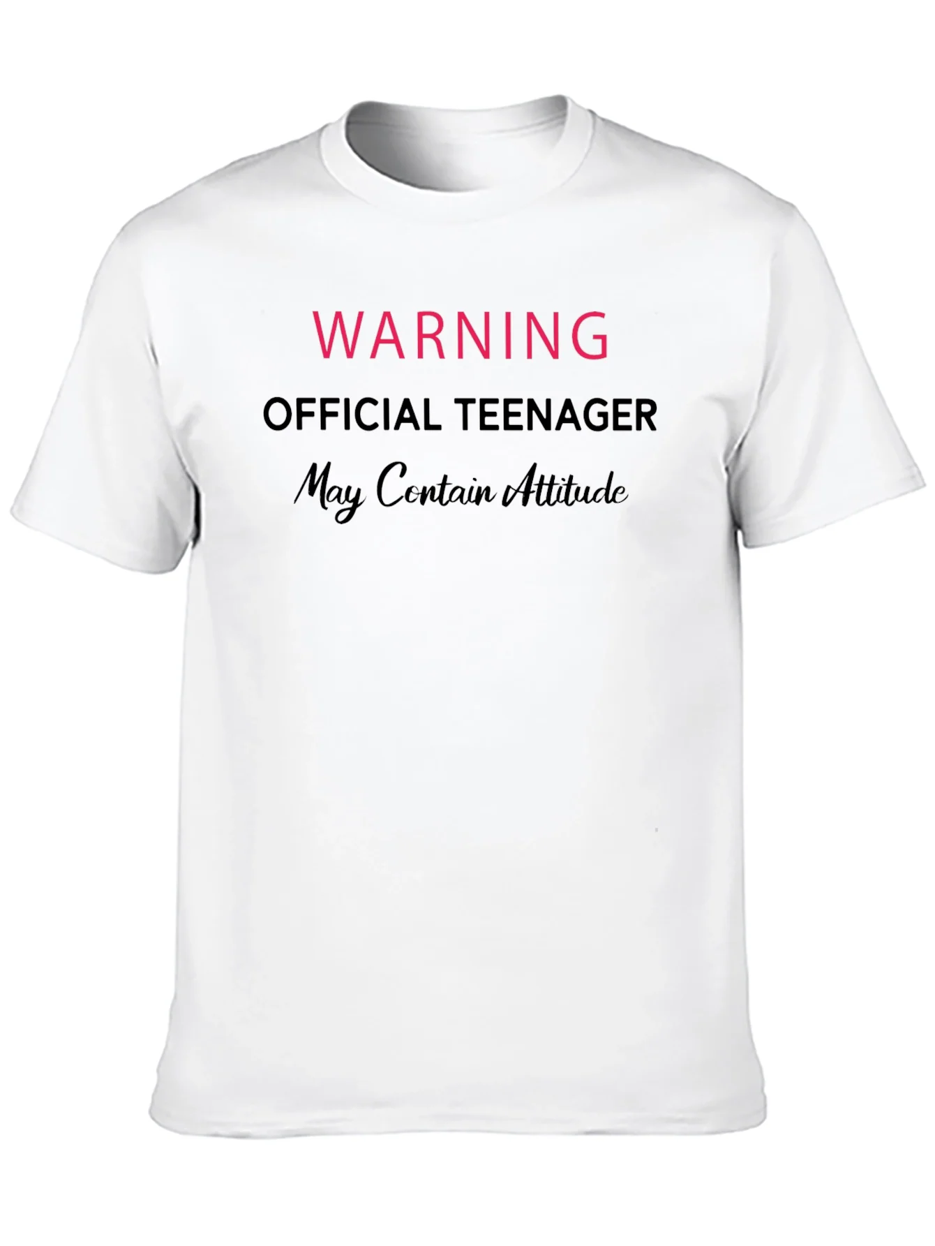 Rebbecca Warning Official Teenager T-Shirt Attitude Humorous