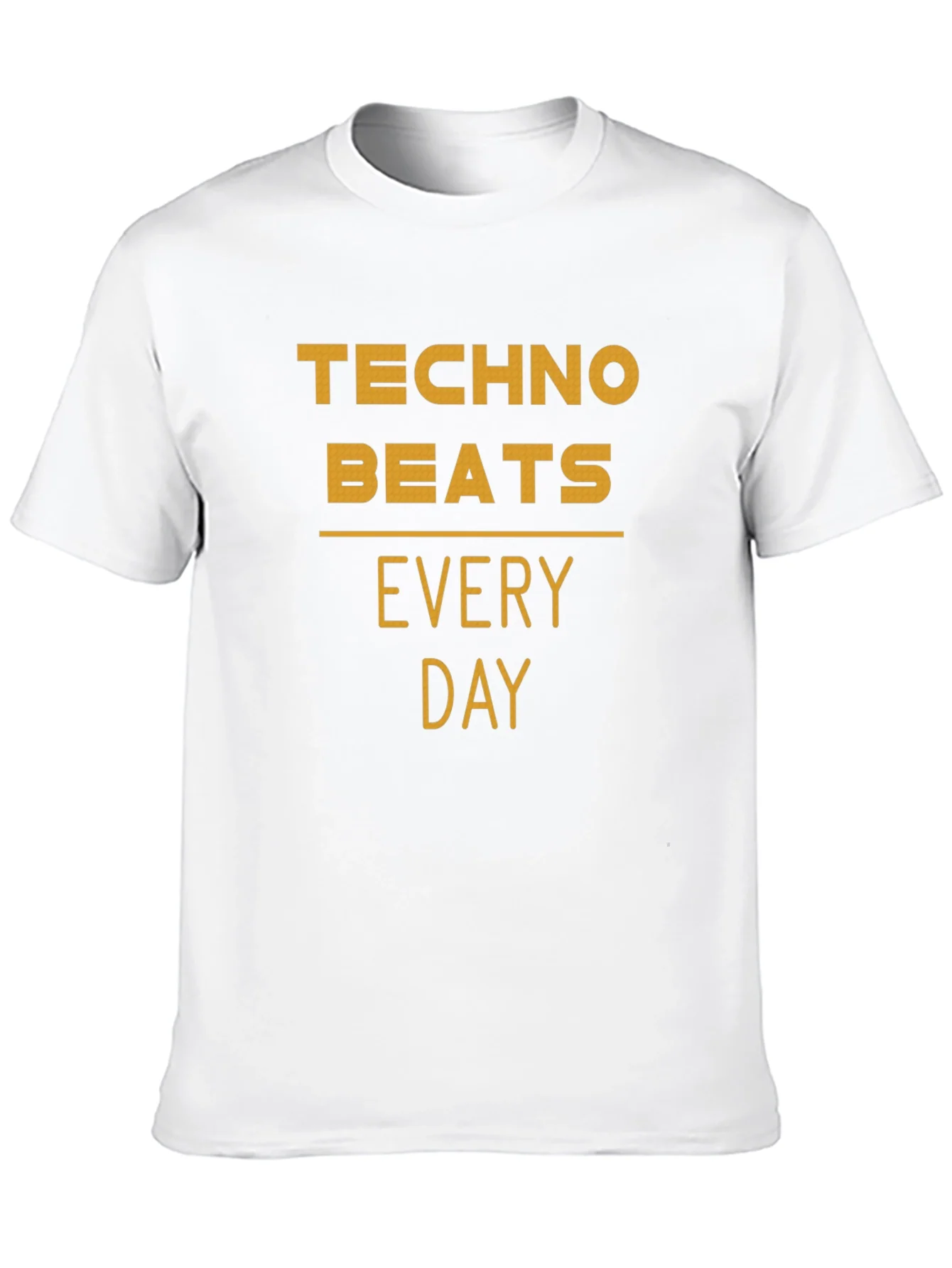 Camiseta Negra Techno Beats Every Day