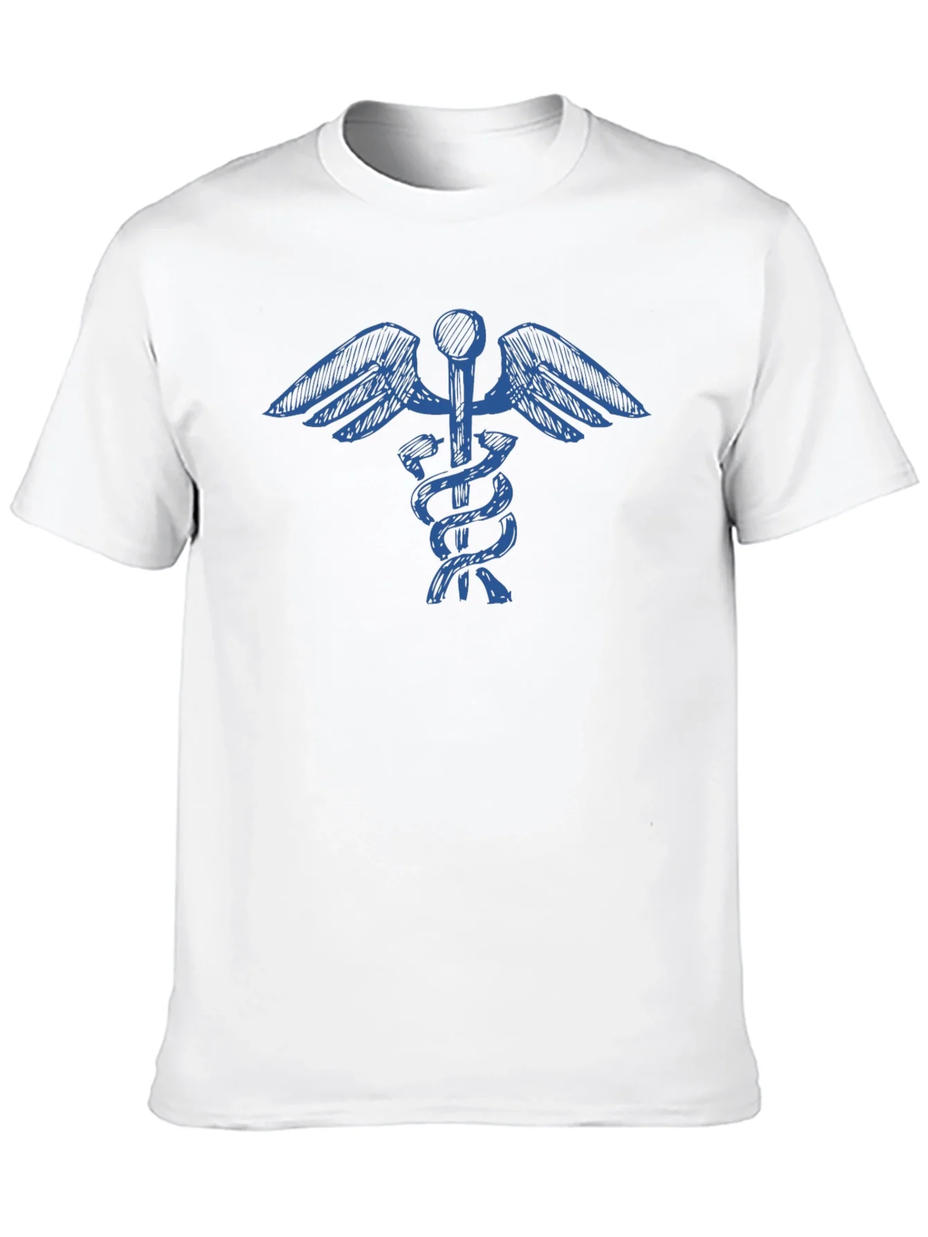 Rebbecca Caduceus T-Shirt - Medical Symbol Tee - Black