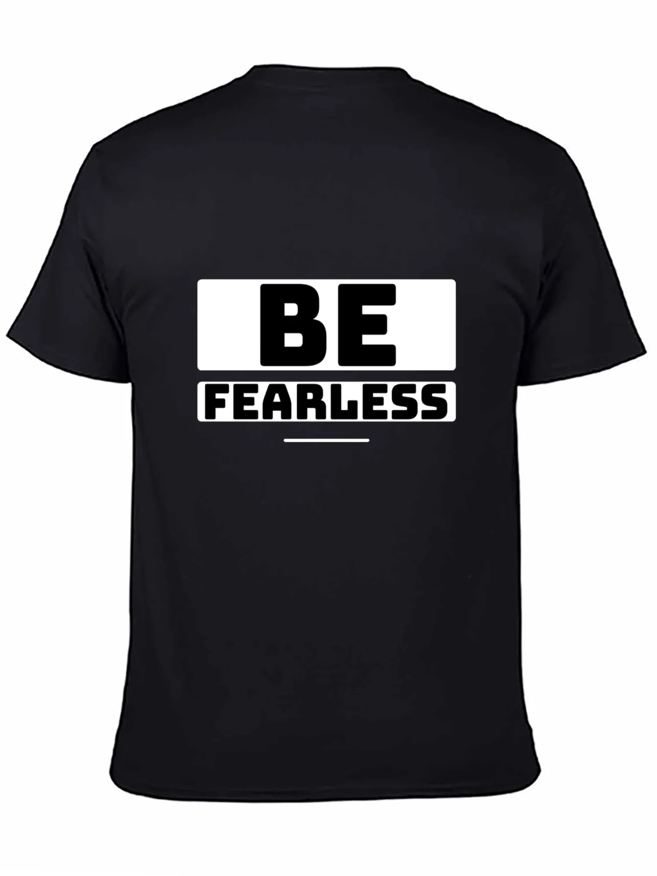 Rebbecca Be Fearless Black Graphic T-Shirt