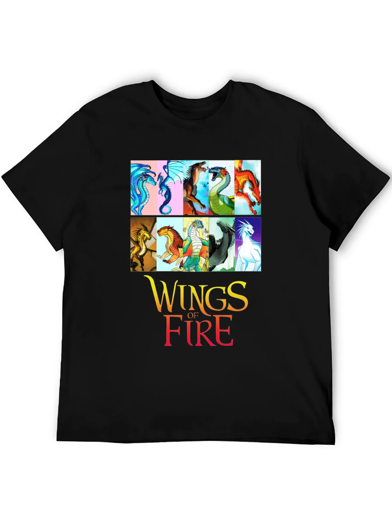 Camiseta Negra Wings of Fire