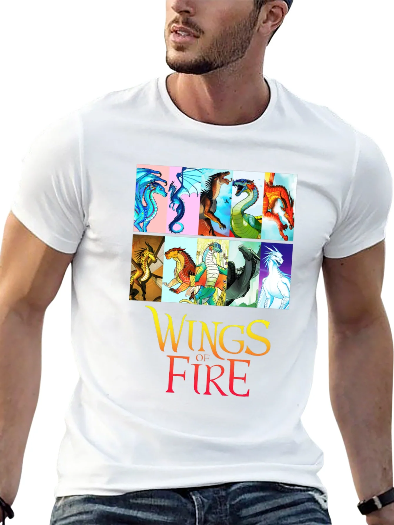 Camiseta Negra Wings of Fire