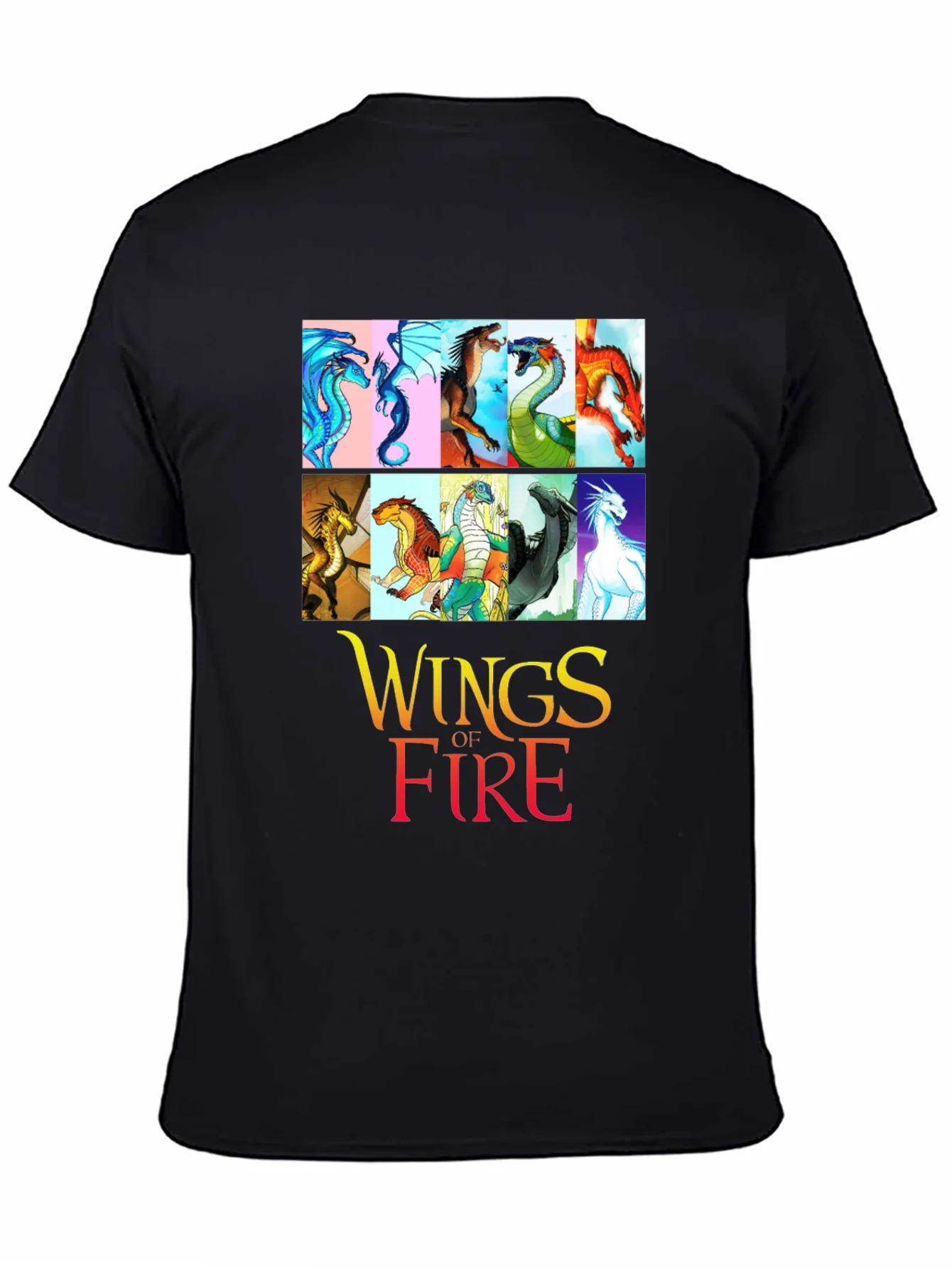 Camiseta Negra Wings of Fire