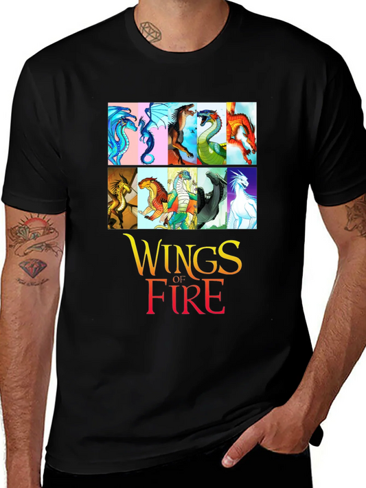 Camiseta Negra Wings of Fire