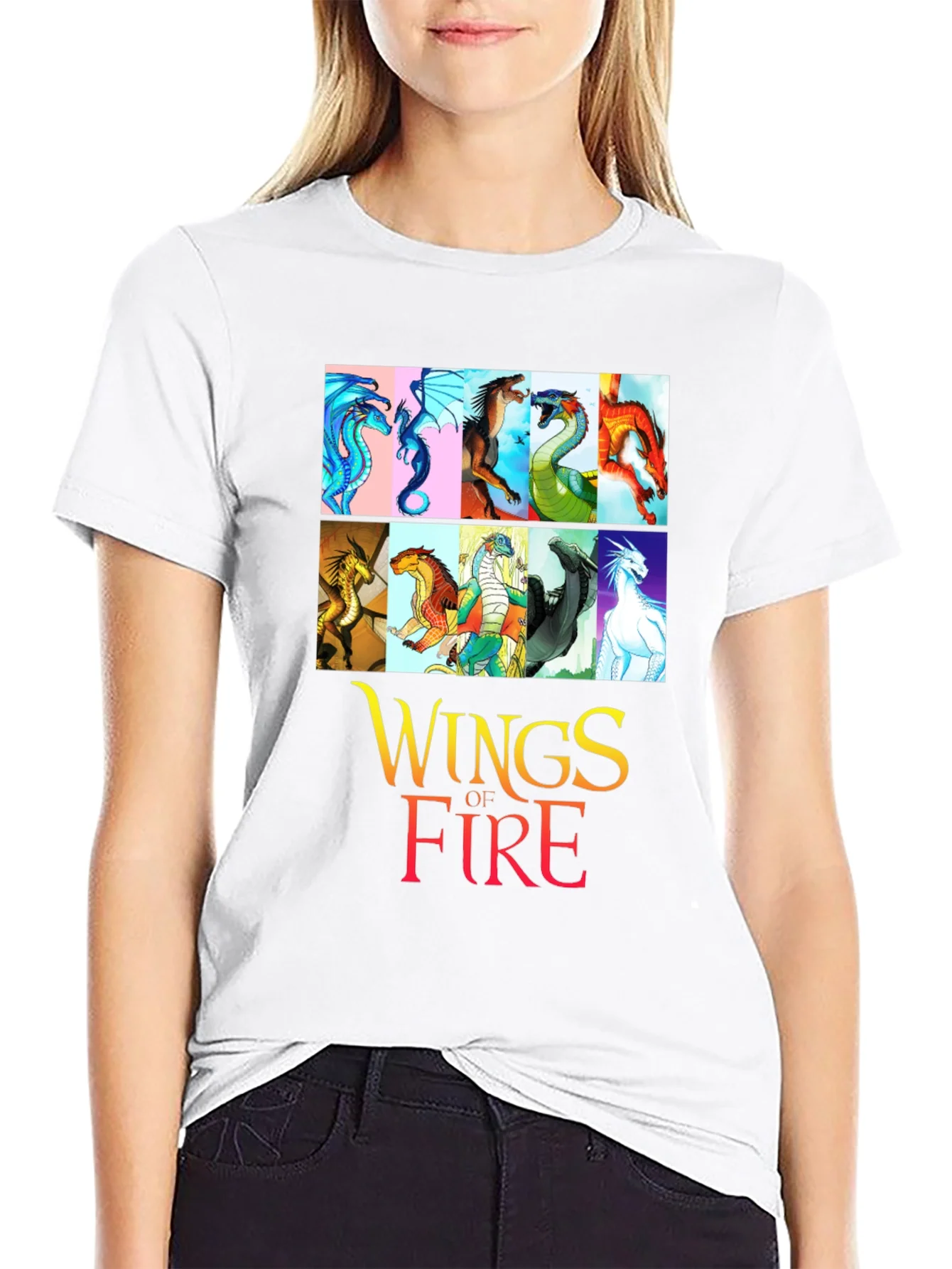 Camiseta Negra Wings of Fire