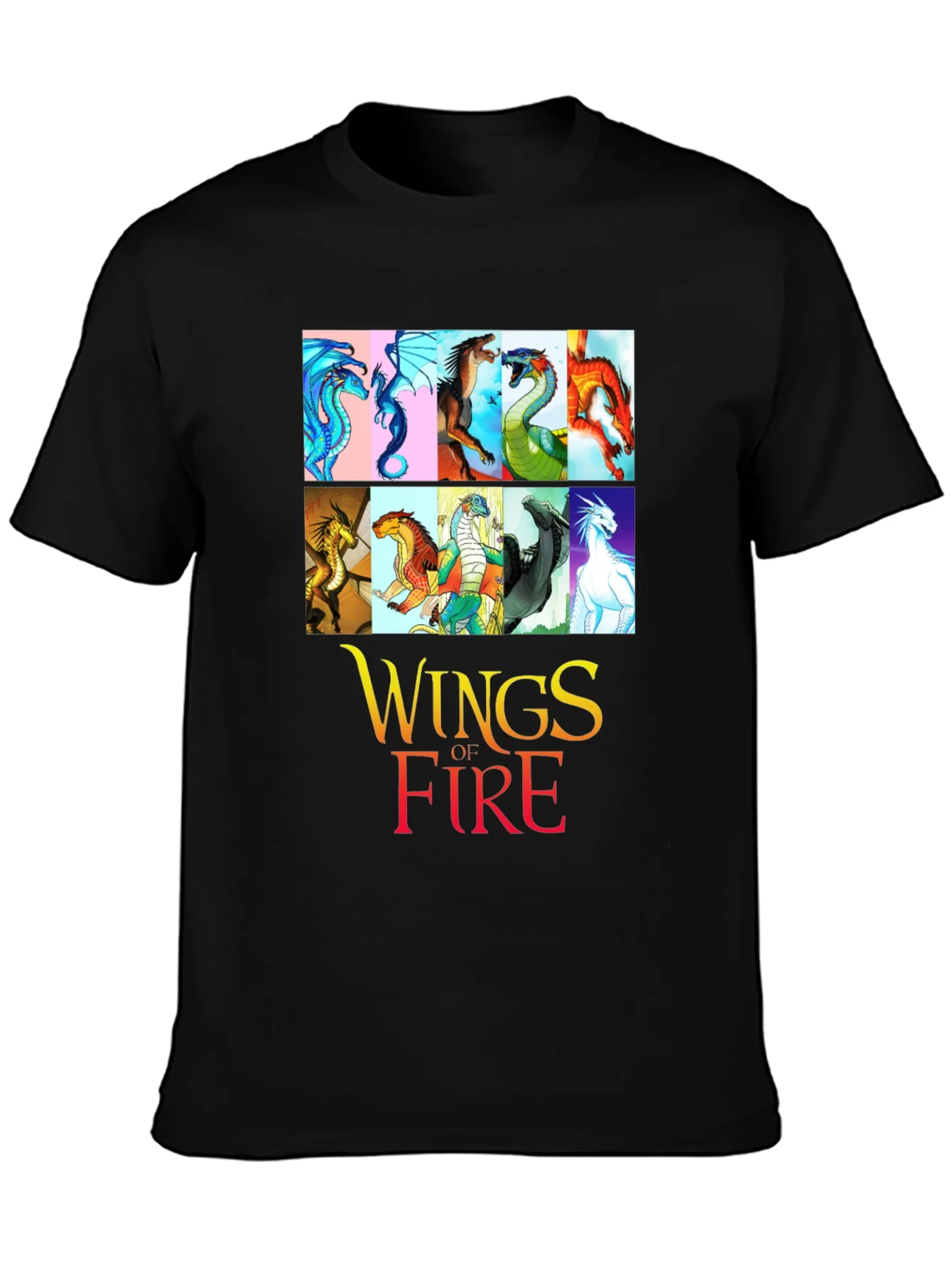 Camiseta Negra Wings of Fire