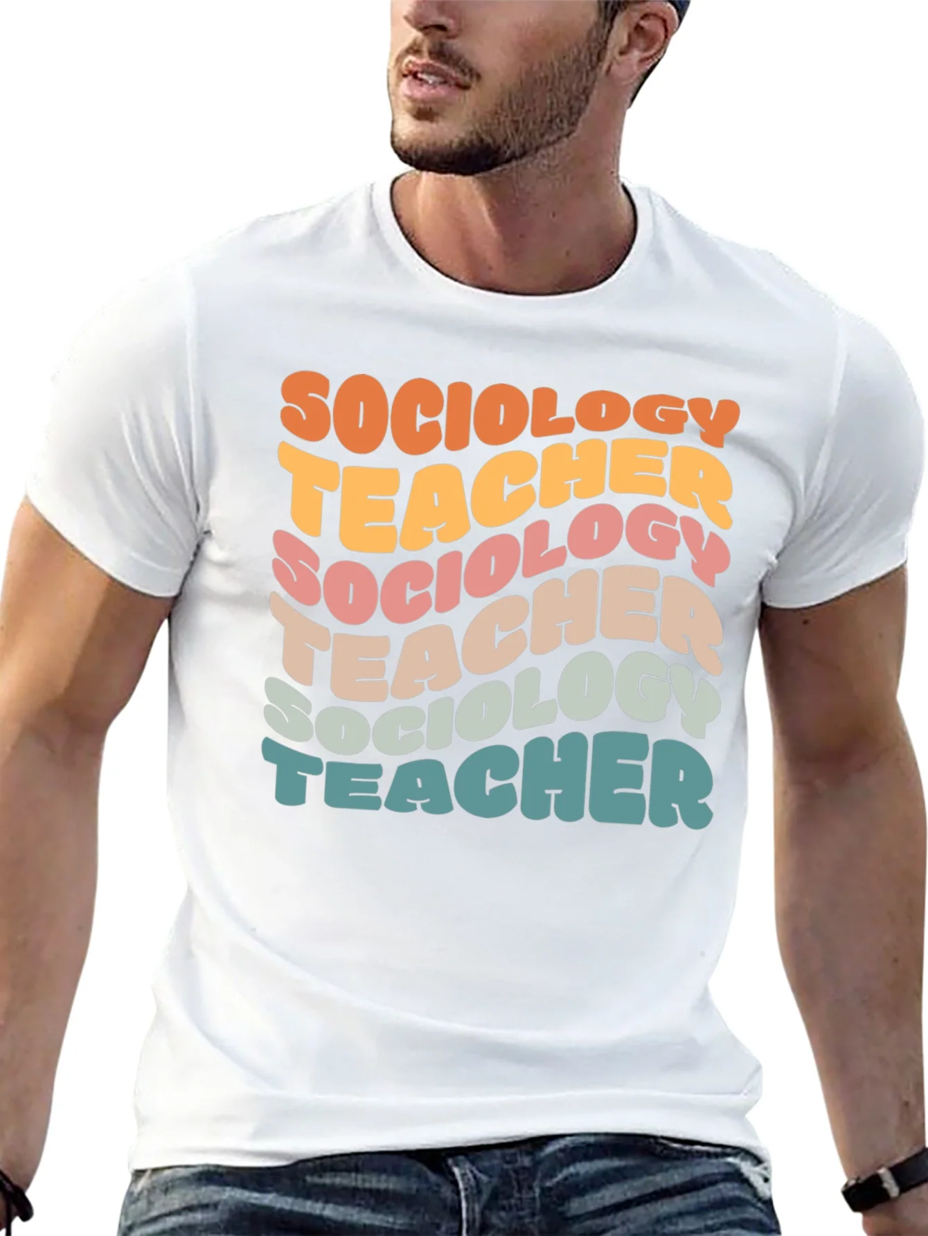 Camiseta Sociolog¨ªa Profesor Retro