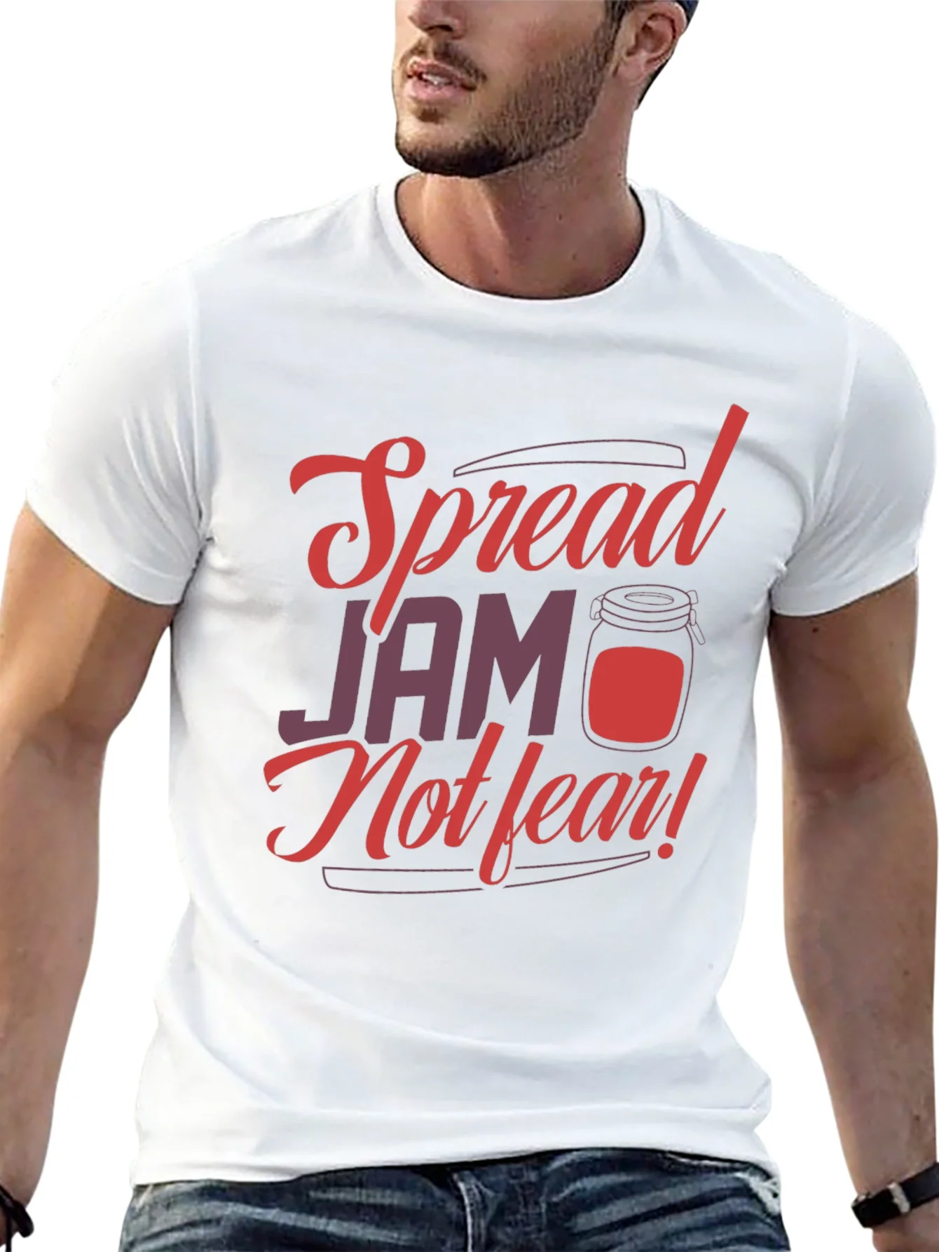 Camiseta Negra Spread Jam Not Fear