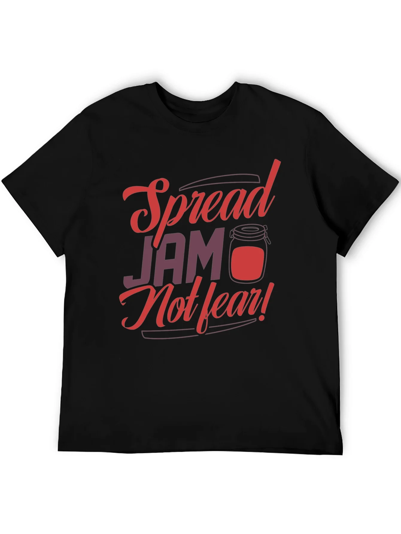 Camiseta Negra Spread Jam Not Fear