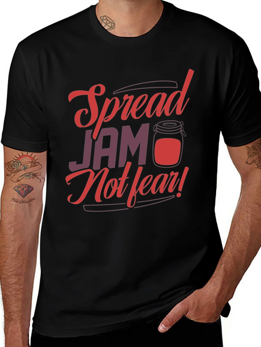 Camiseta Negra Spread Jam Not Fear