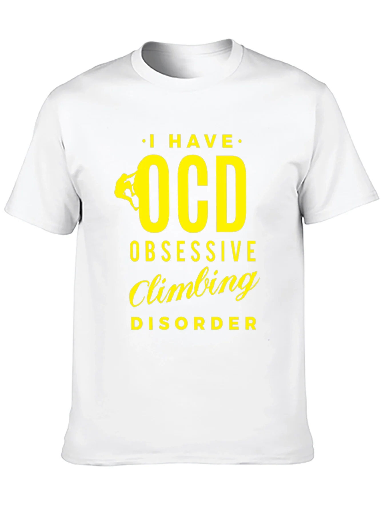 Camiseta Negra con Dise?o de Escalada OCD