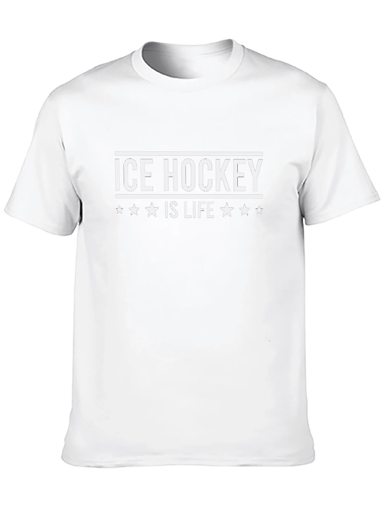 Camiseta Negra: Hockey sobre Hielo es Vida