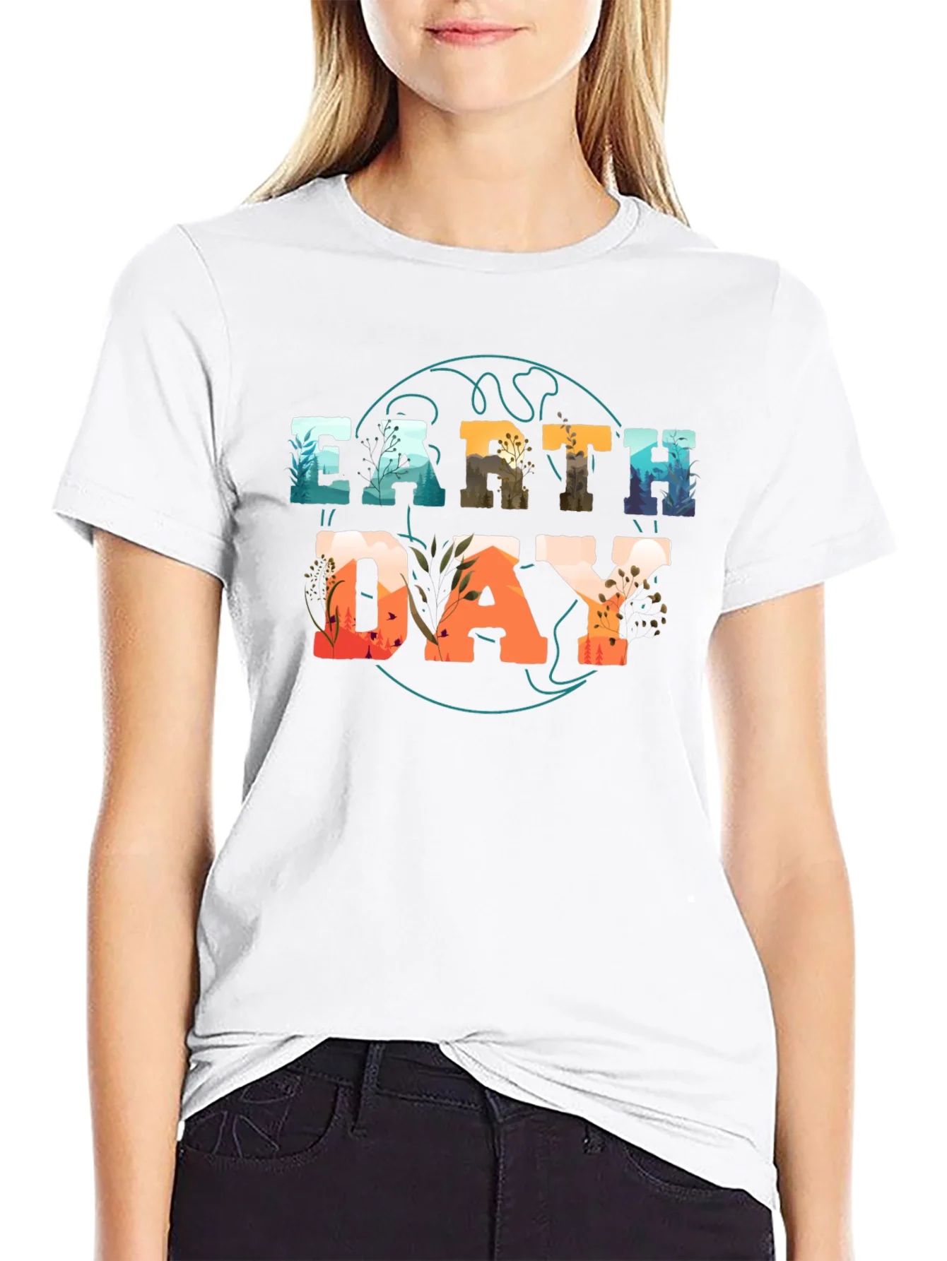 Camiseta D¨ªa de la Tierra Dise?o Naturaleza