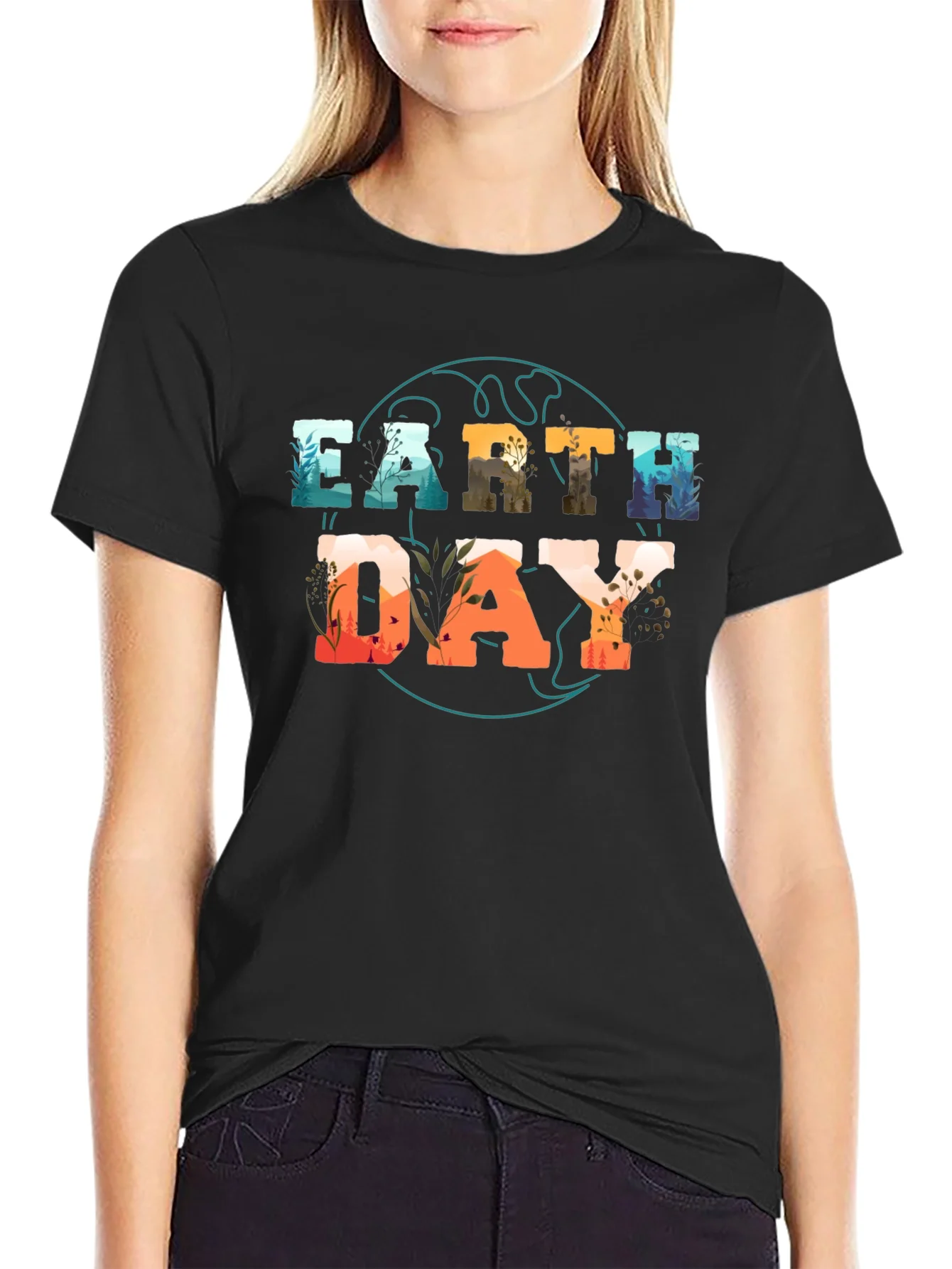 Camiseta D¨ªa de la Tierra Dise?o Naturaleza