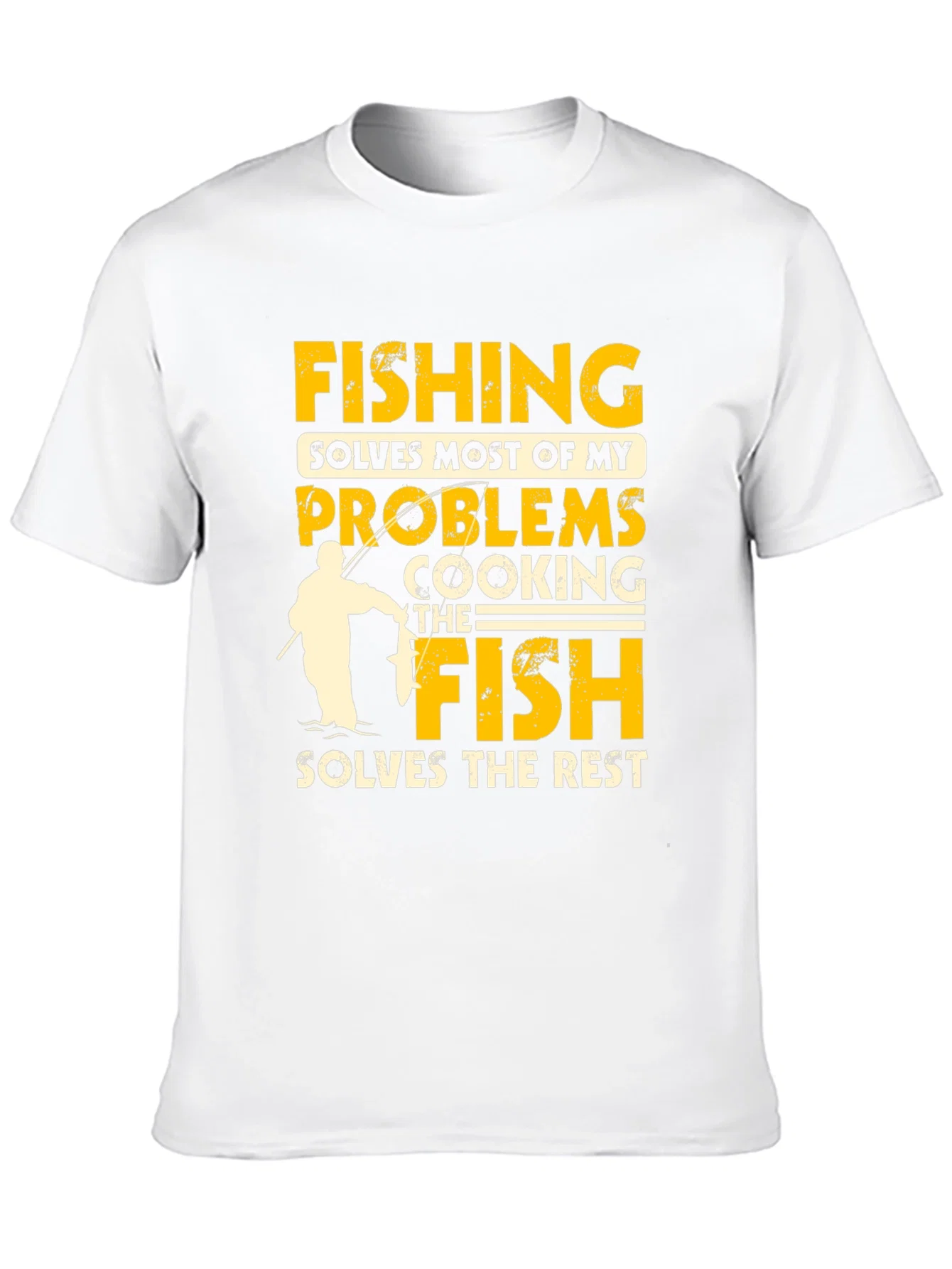 Rebbecca Fishing Solves Problems T-Shirt