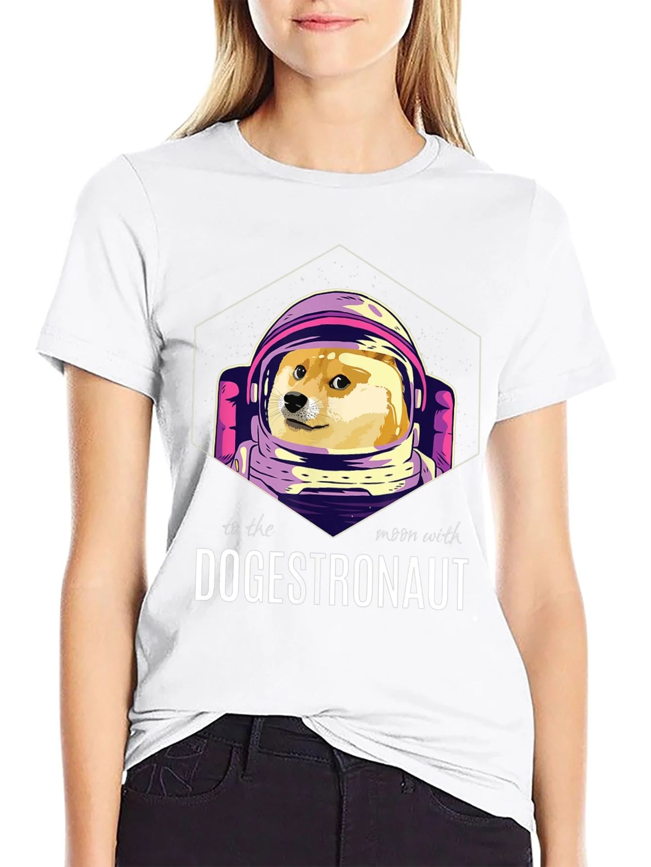 Camiseta Dogestronauta: ?A la Luna con Doge!