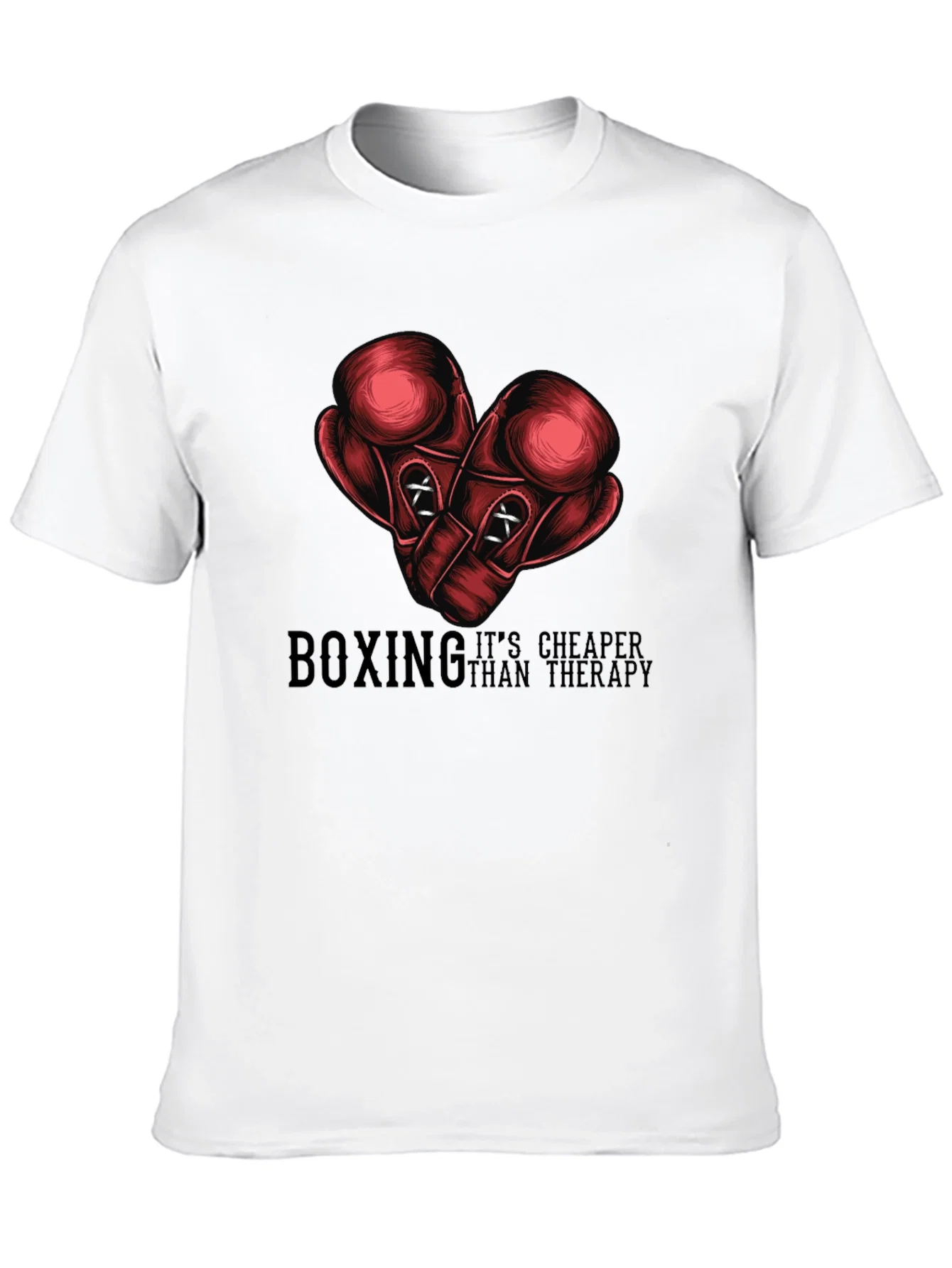 Rebbecca Boxing Cheaper Than Therapy Graphic Tee