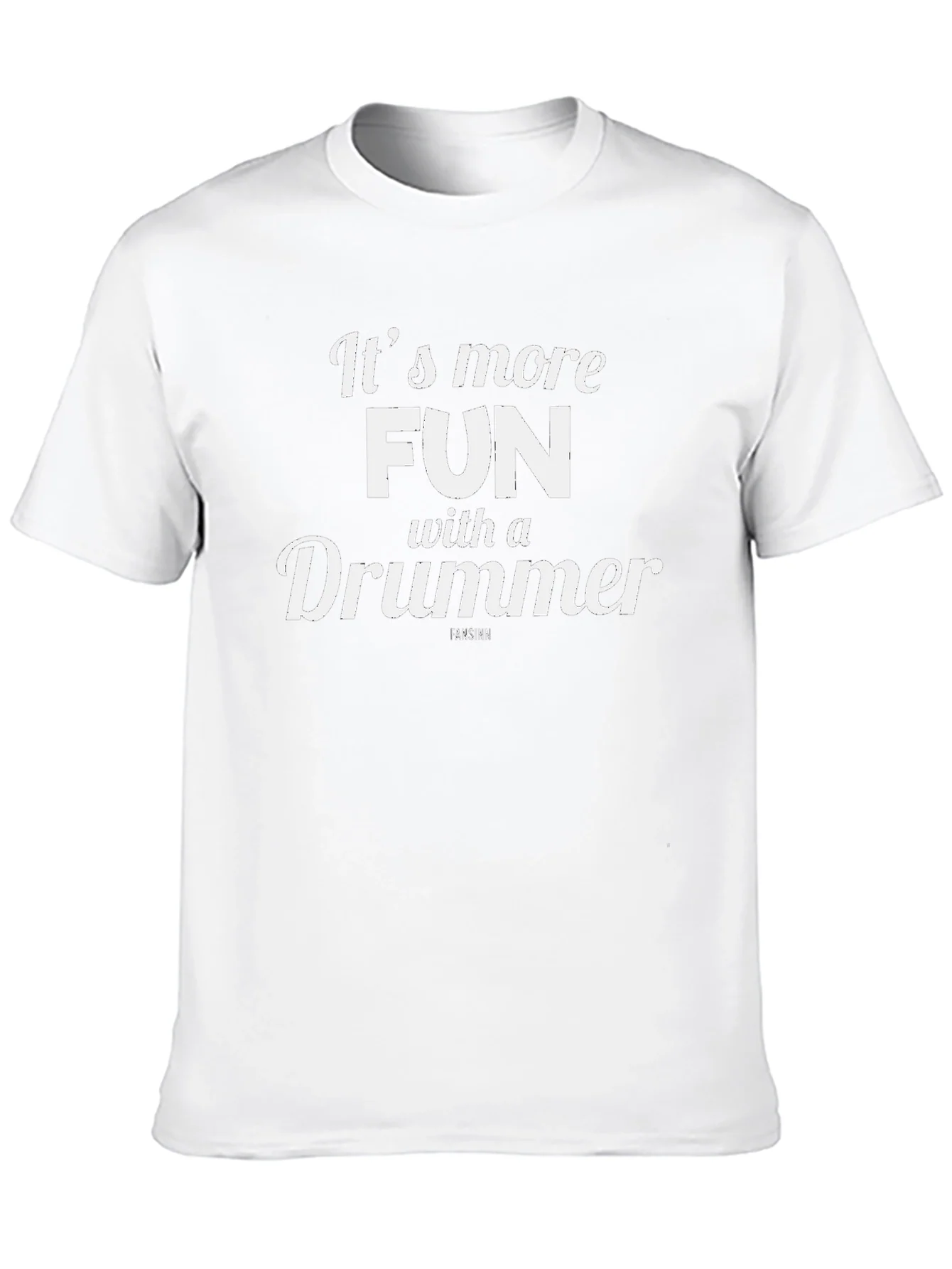 Camiseta Negra: ?M¨¢s Diversi¨®n con un Baterista!