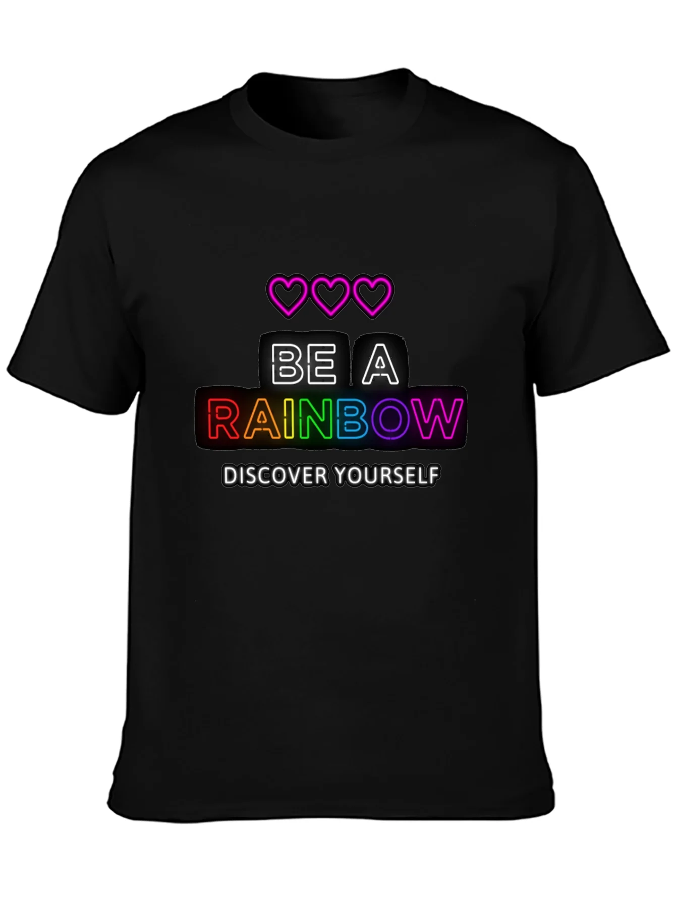 Rebbecca Be A Rainbow T-Shirt - Discover Yourself Tee