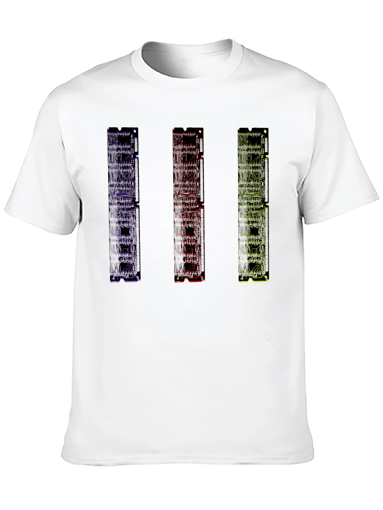 Rebbecca Geometric Circuit Board Mens Graphic T-Shirt