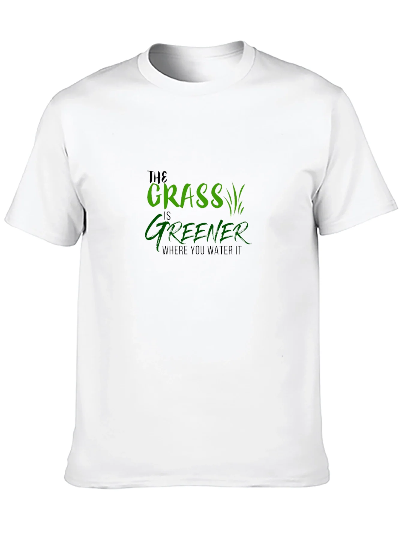 Camiseta Negra con Dise?o de Jardiner¨ªa Inspirador