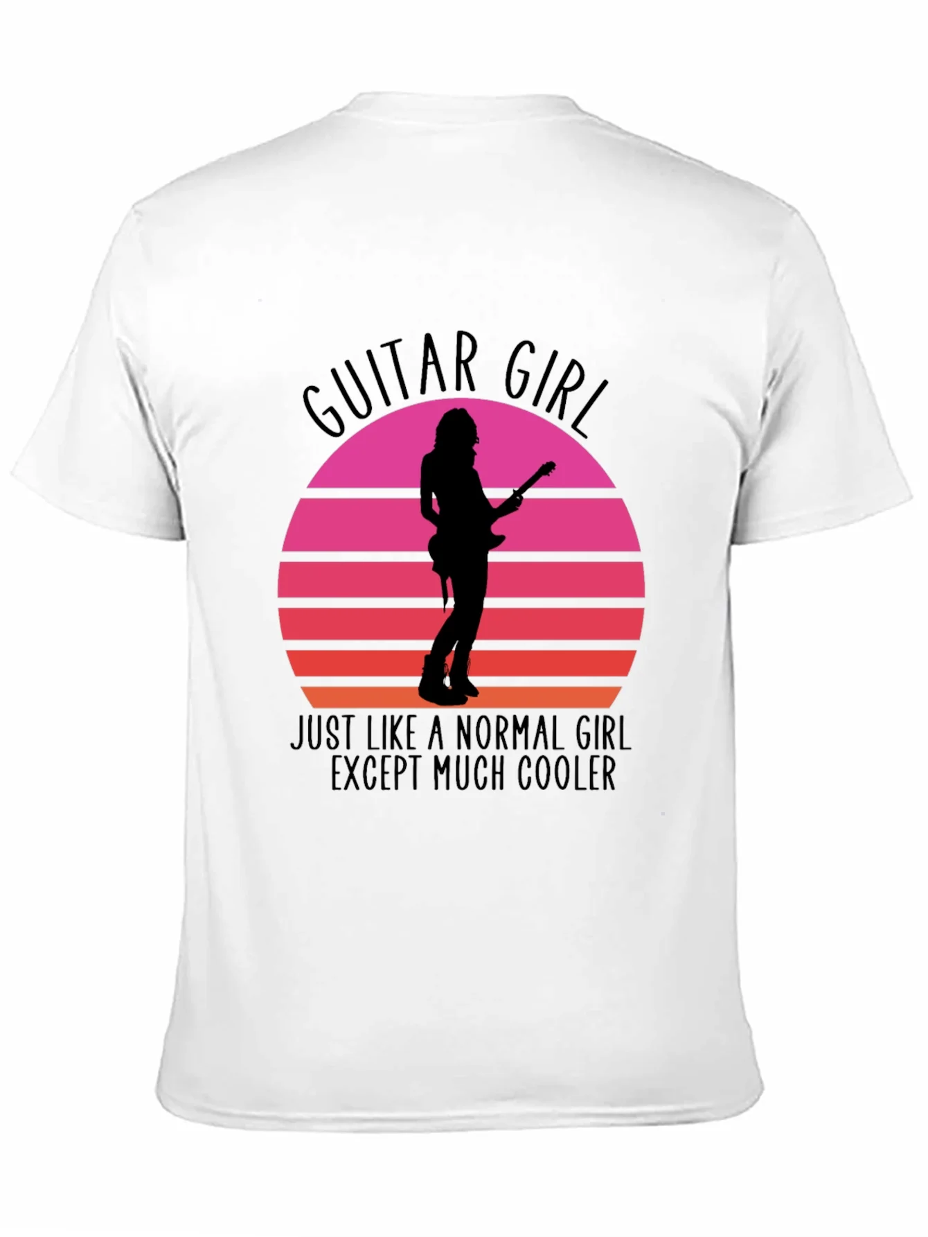 Camiseta Guitar Girl: Normal ?Pero M¨¢s Genial!
