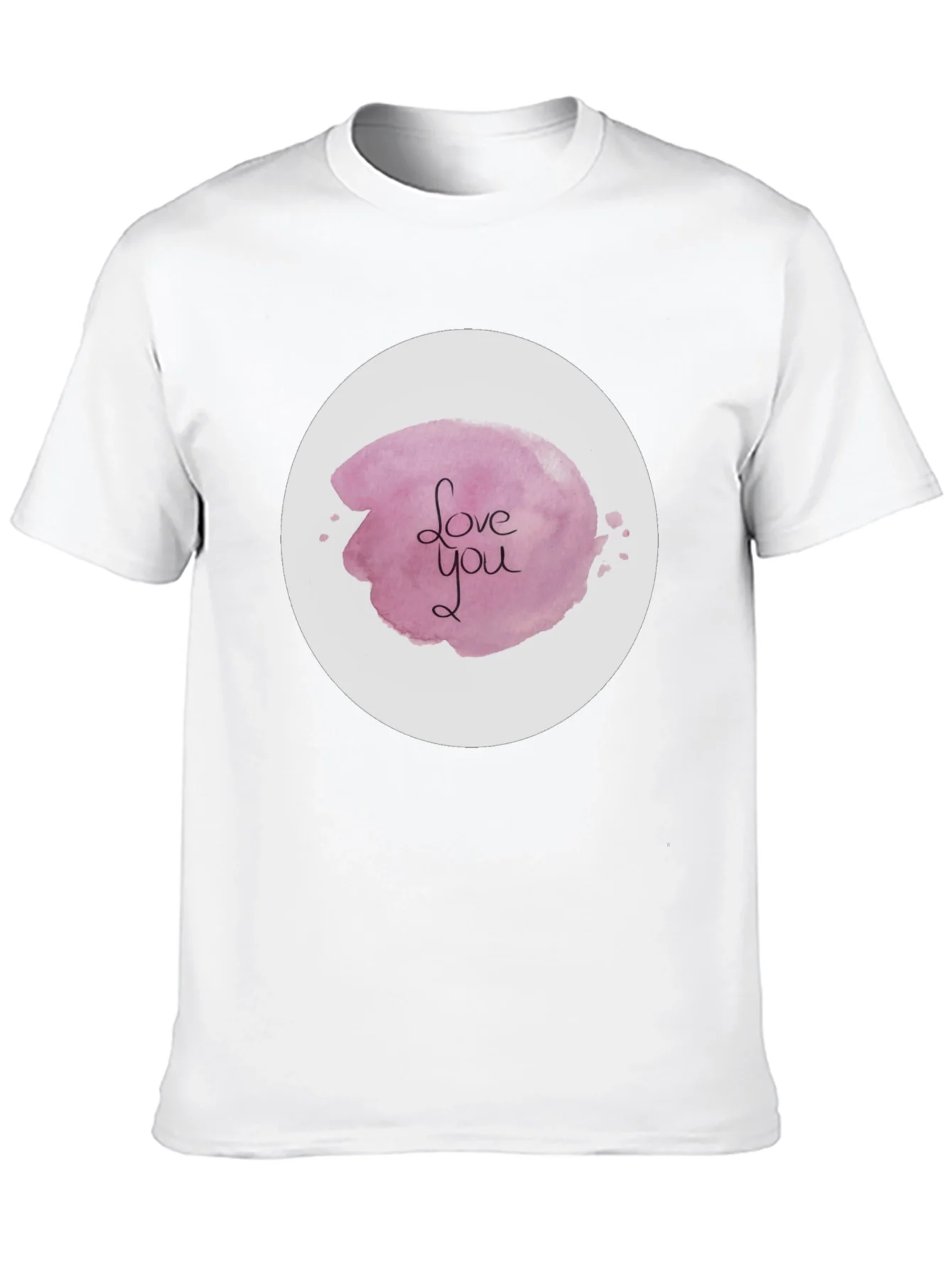 Camiseta Negra con Dise?o Love You