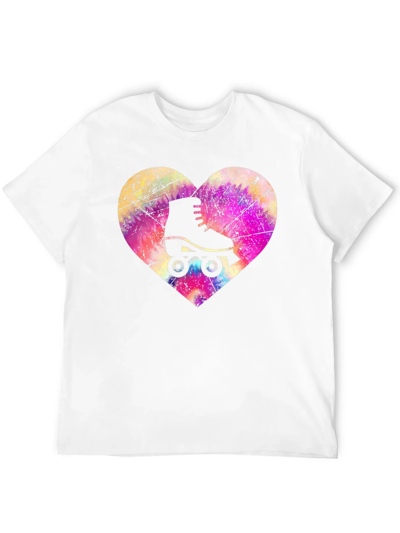 Camiseta Negra Patinaje Coraz¨®n