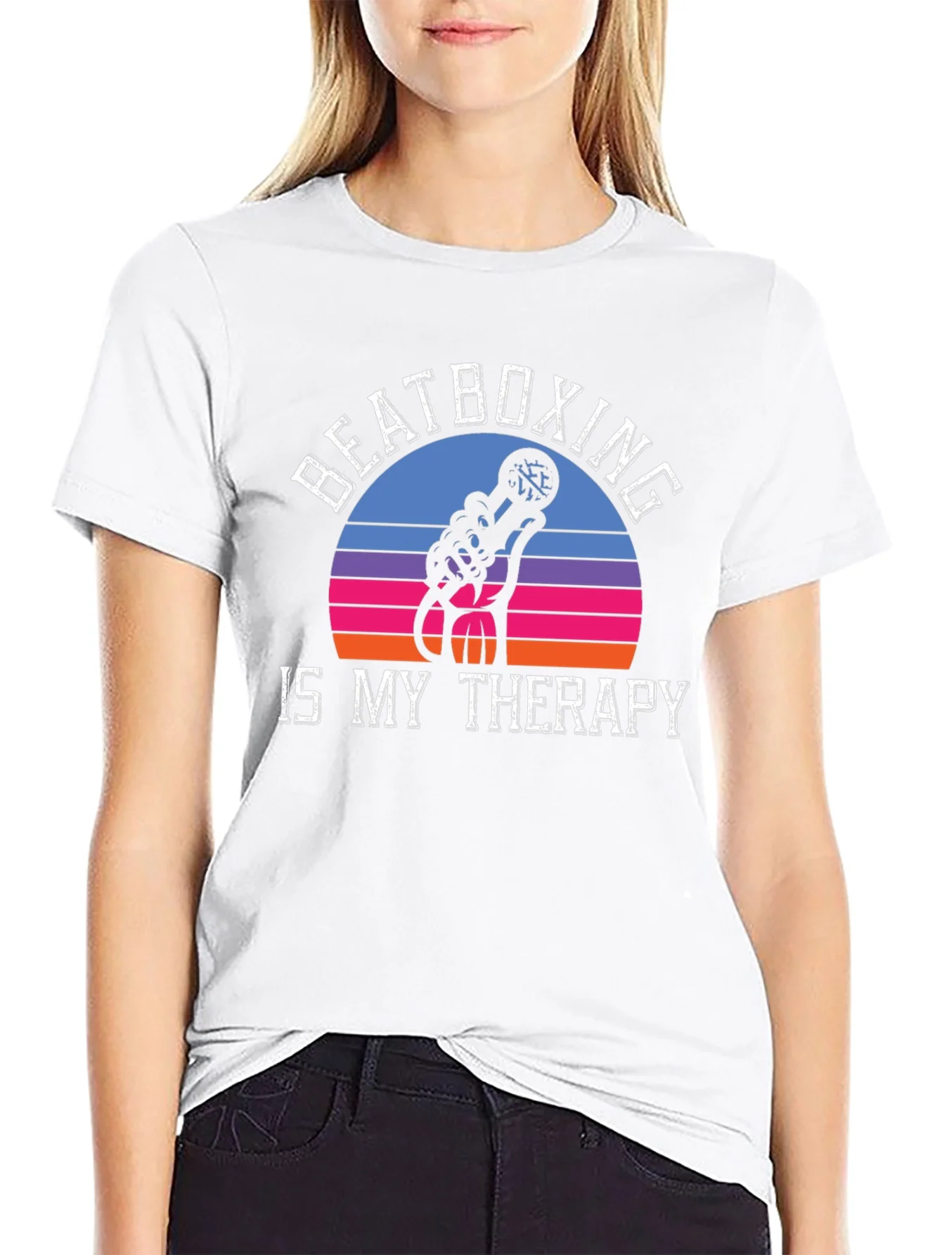 Rebbecca Beatboxing Therapy T-Shirt - Music Lover Tee