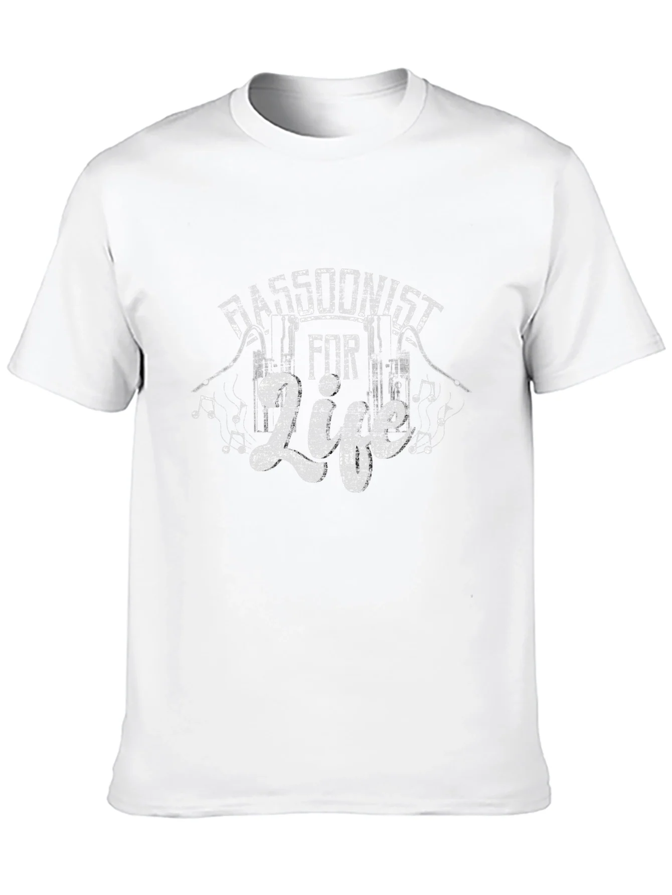 Camiseta Negra Fagotista de Por Vida