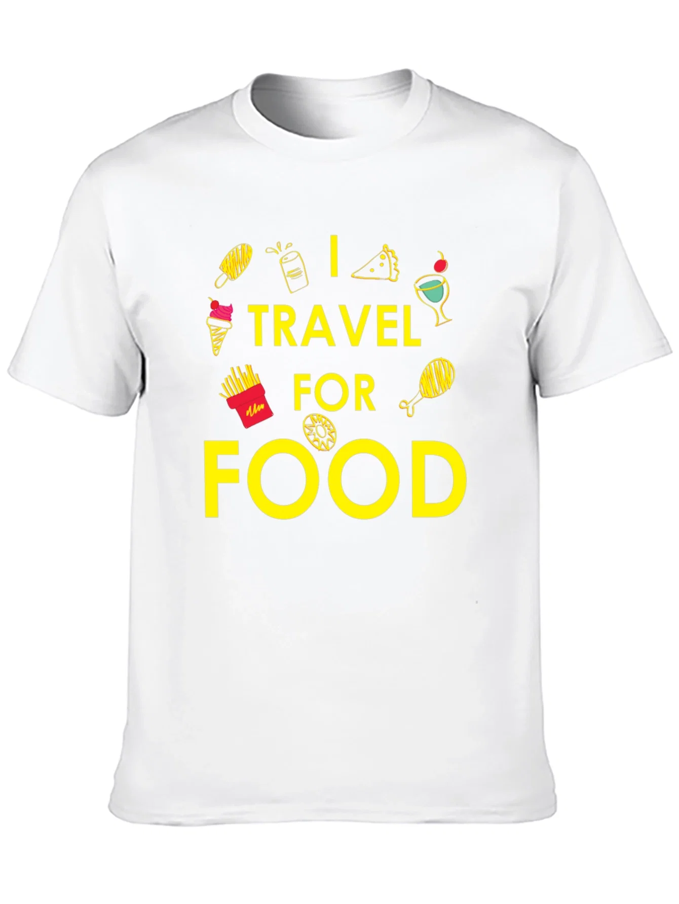 Rebbecca I Travel For Food Graphic T-Shirt