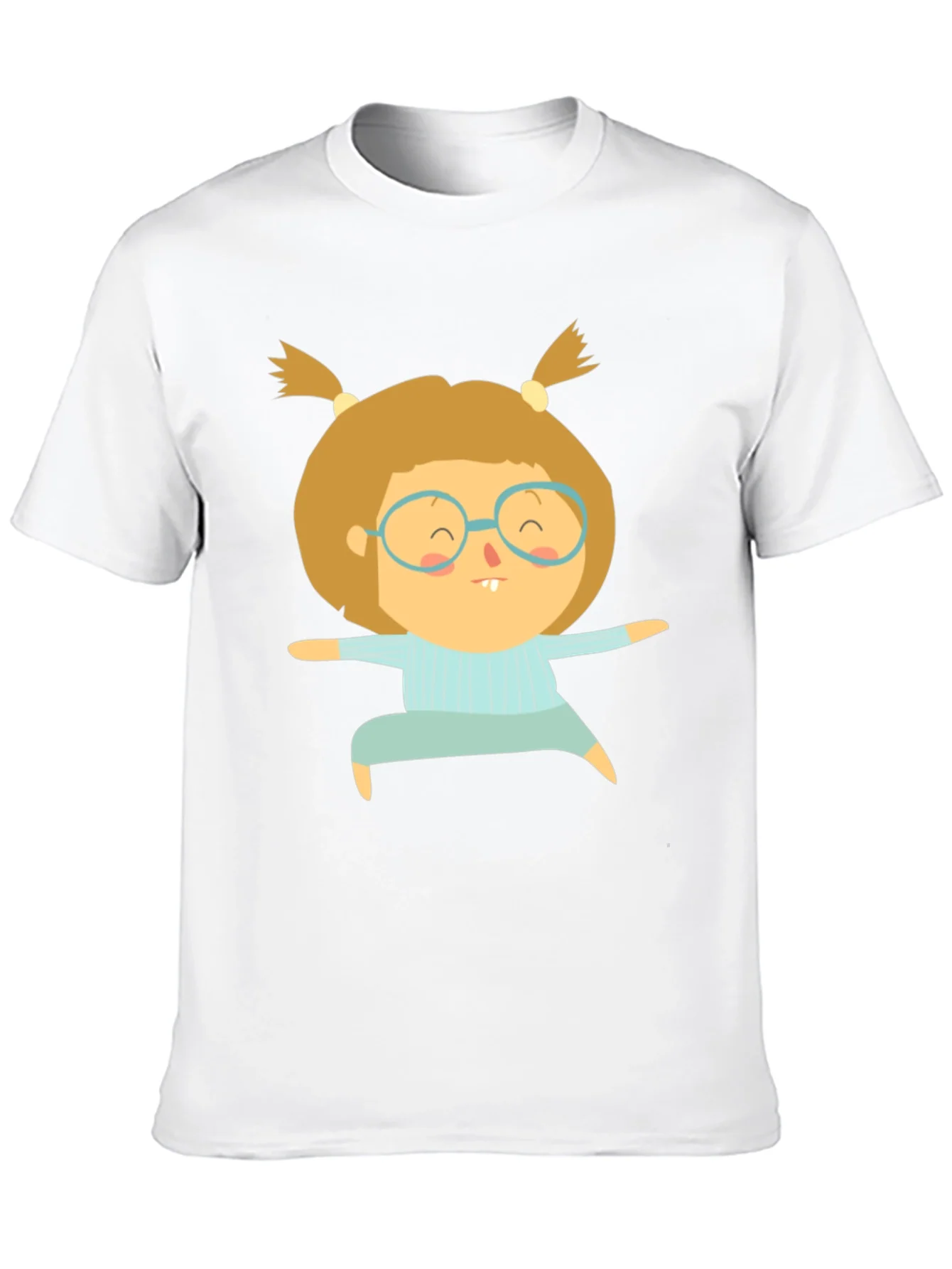 Camiseta Negra con Dise?o de Ni?a Yoga